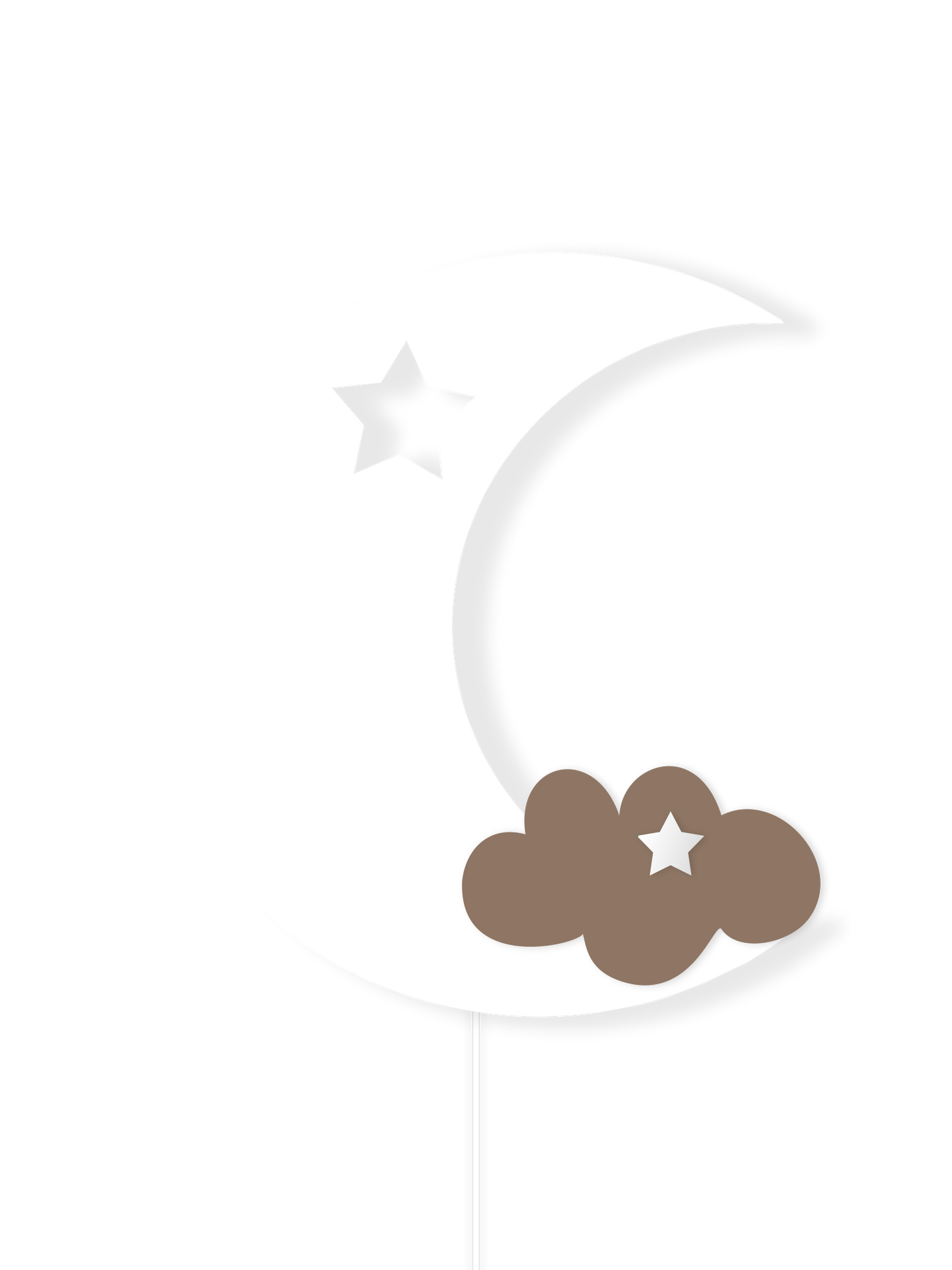 Crescent Moon Nursery Wall Lamp – Inverted – Dreamlight Collection
