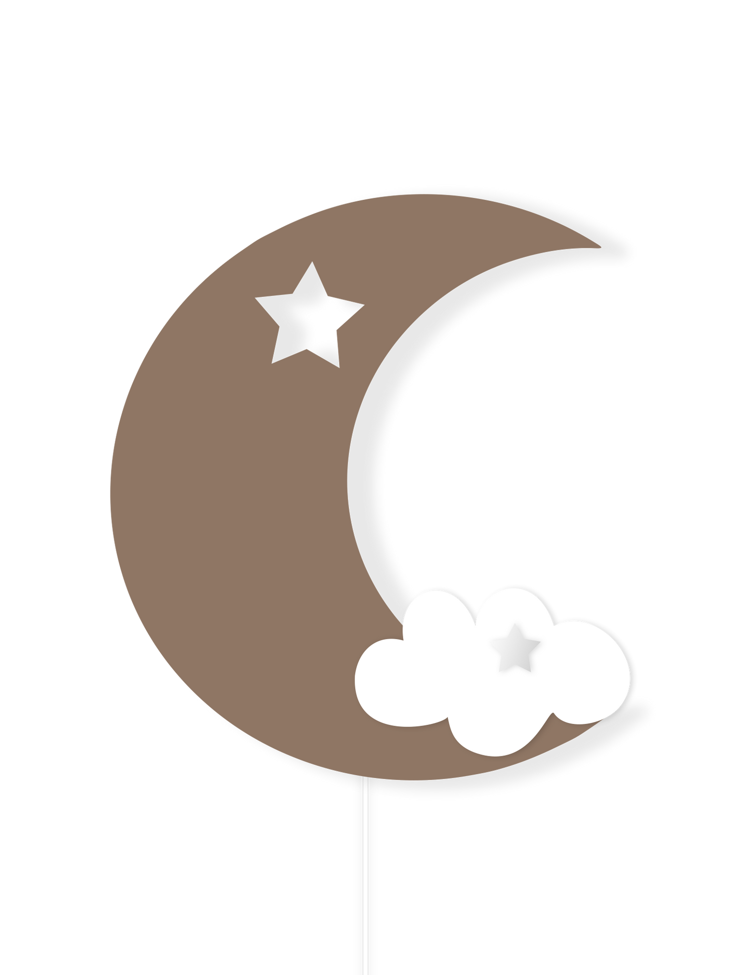 Crescent Moon Nursery Wall Lamp – Classic – Dreamlight Collection