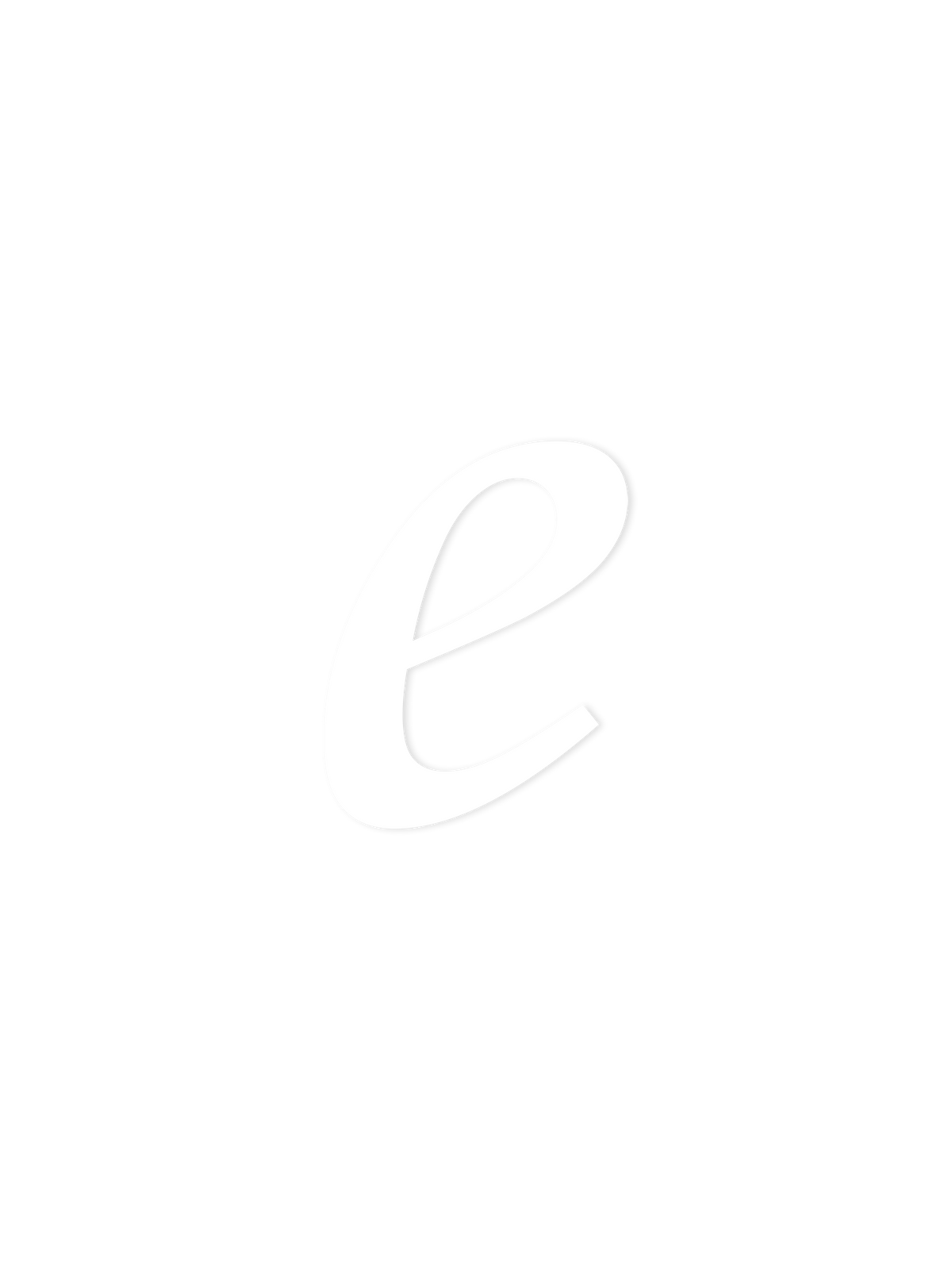 Wooden Letter e – Nursery Wall Letter