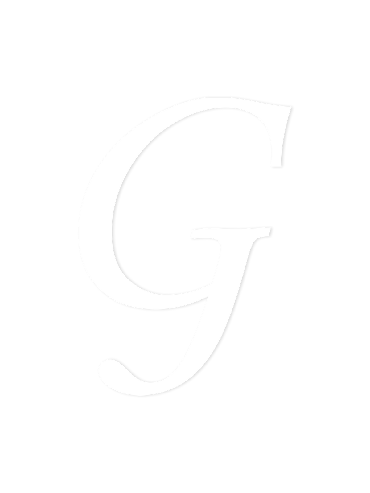 Wooden Letter G – Nursery Wall Letter
