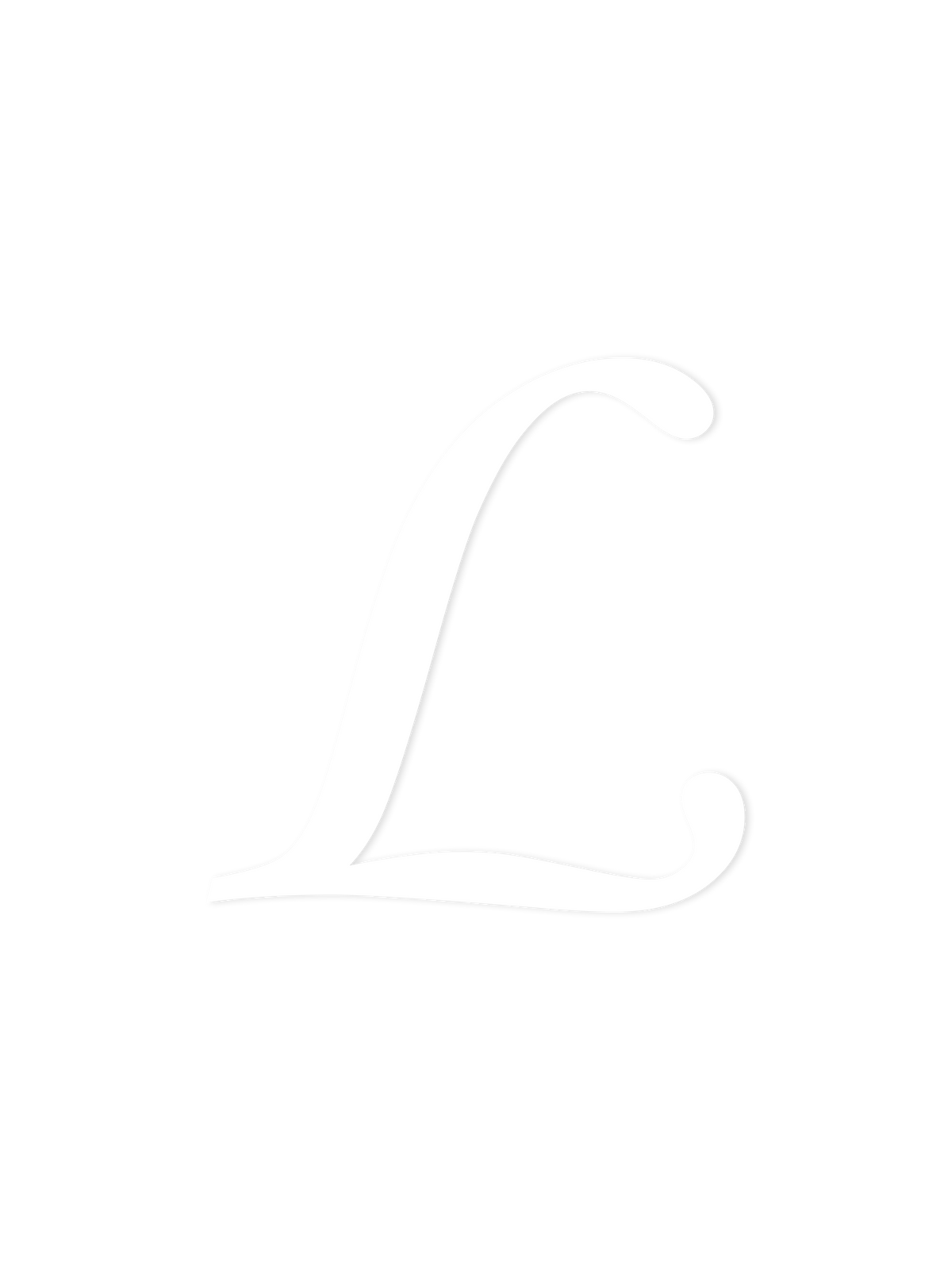 Wooden Letter L – Nursery Wall Letter