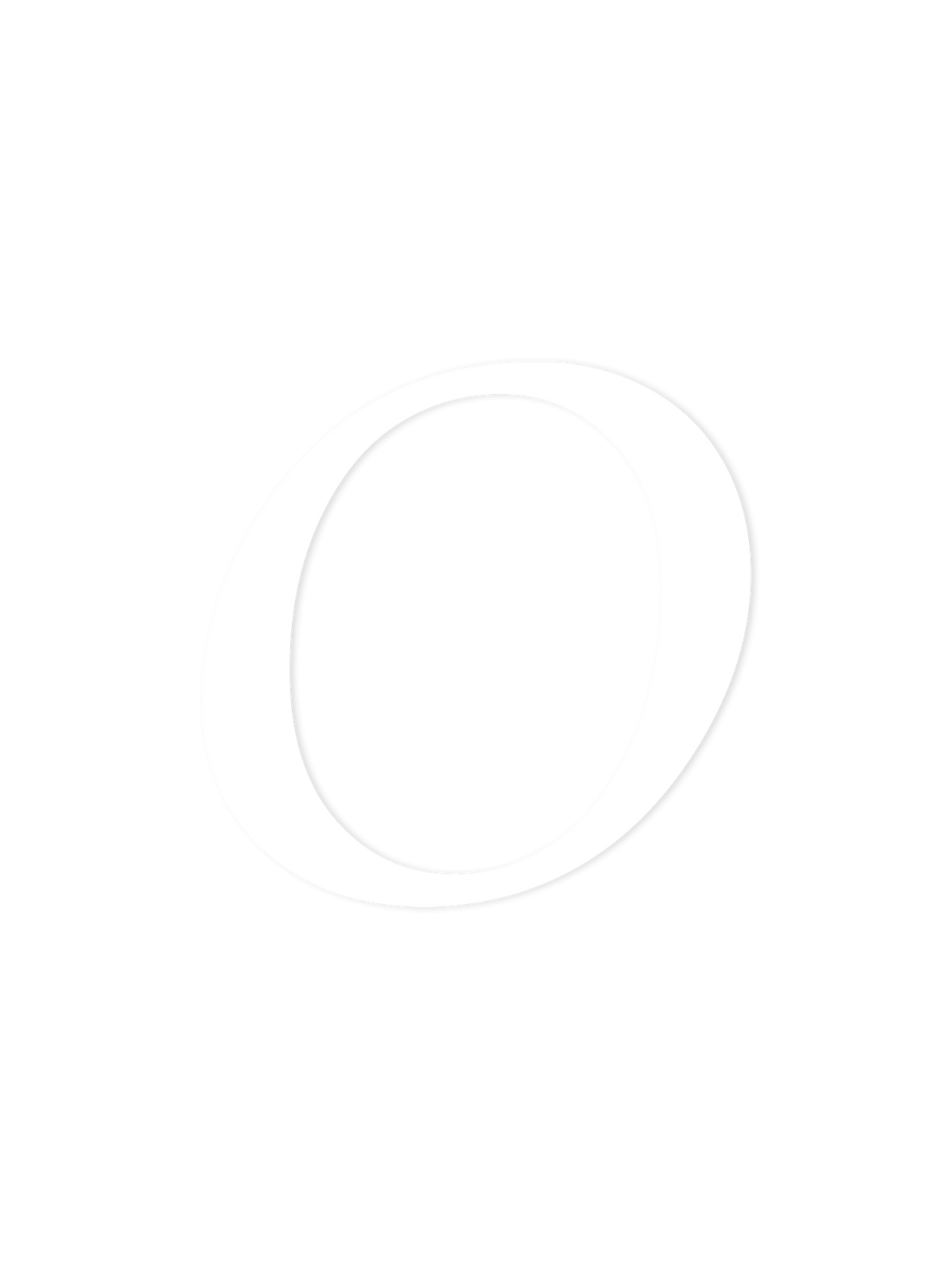 Wooden Letter O – Nursery Wall Letter