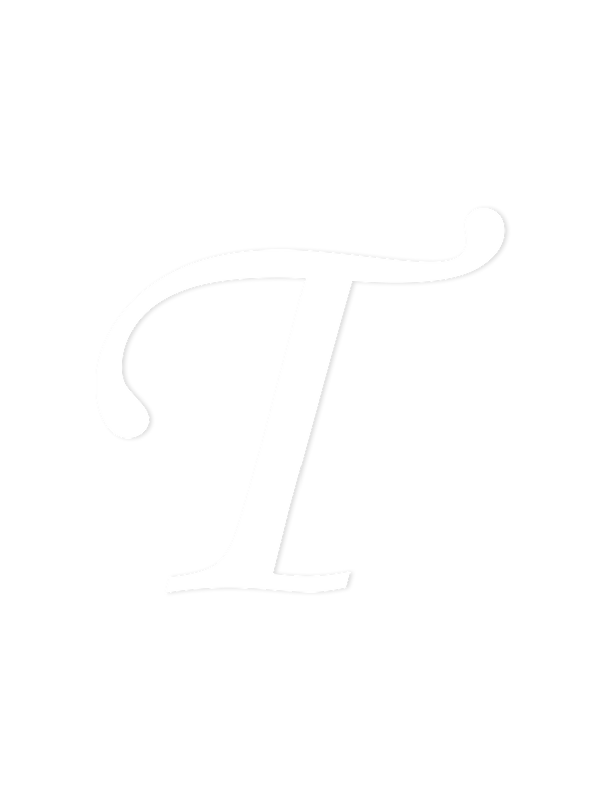 Wooden Letter T – Nursery Wall Letter