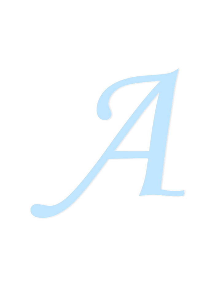 Wooden Letter A – Nursery Wall Letter