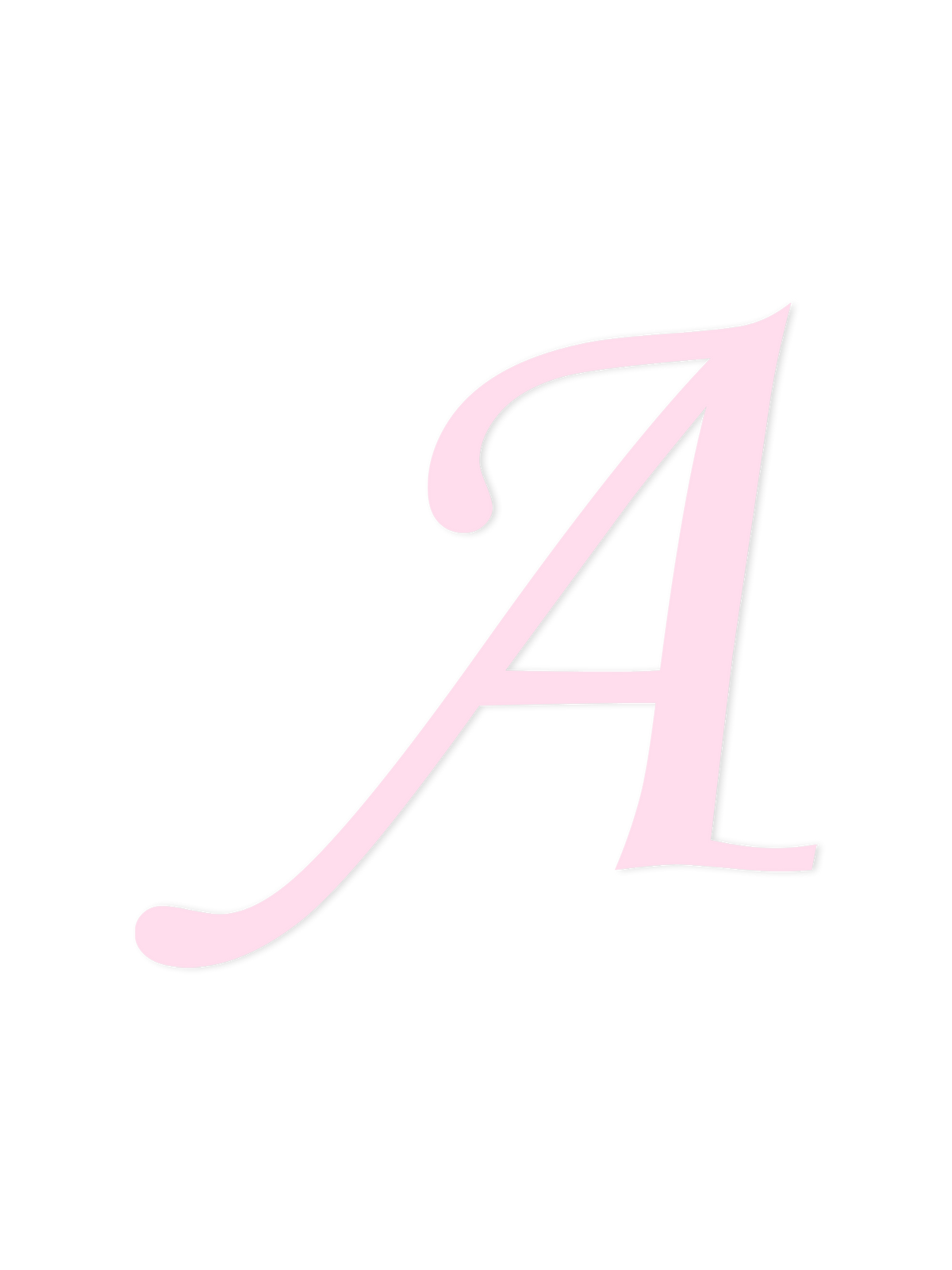 Wooden Letter A – Nursery Wall Letter