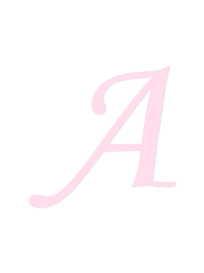 Wooden Letter A – Nursery Wall Letter
