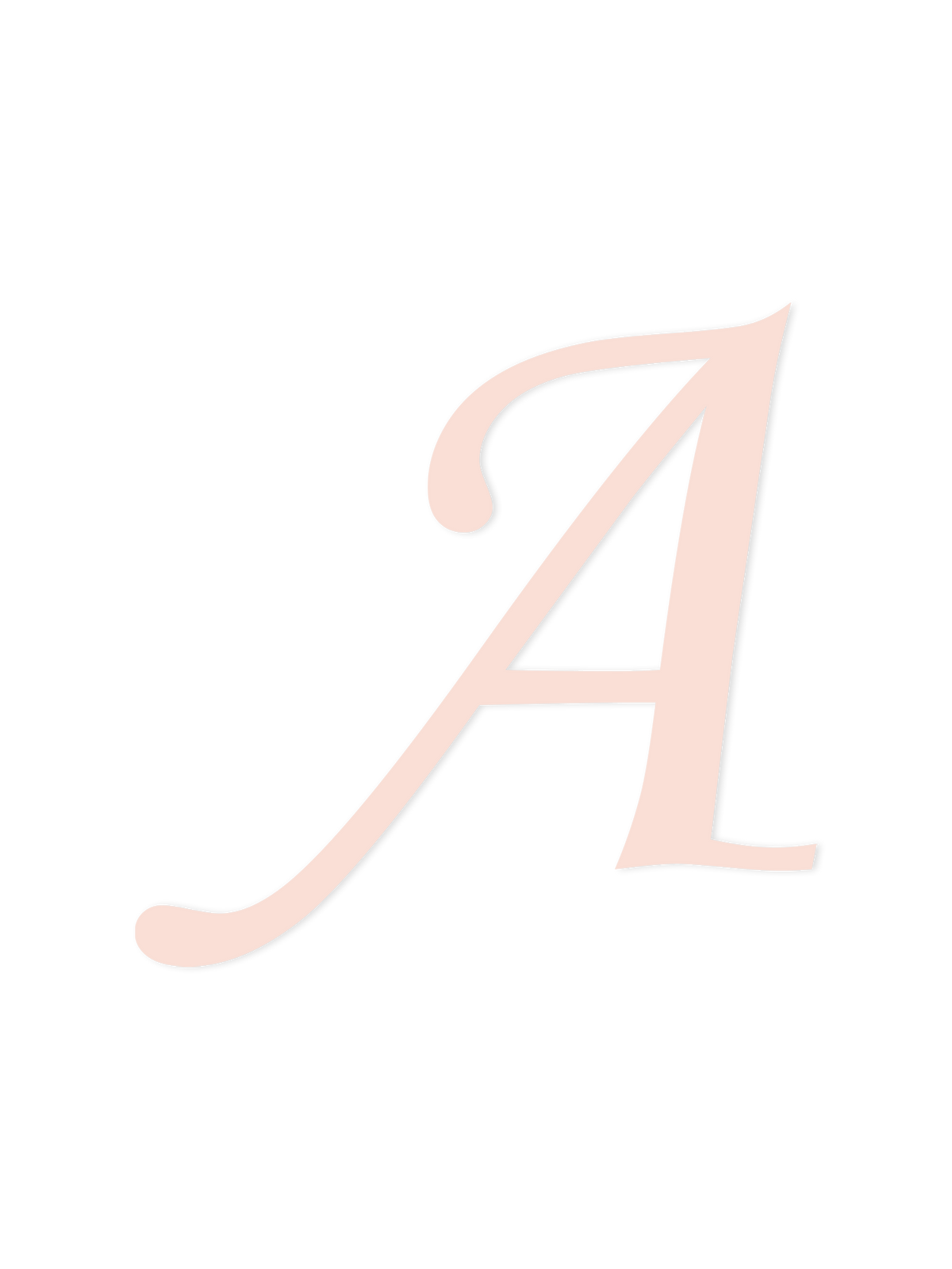 Wooden Letter A – Nursery Wall Letter