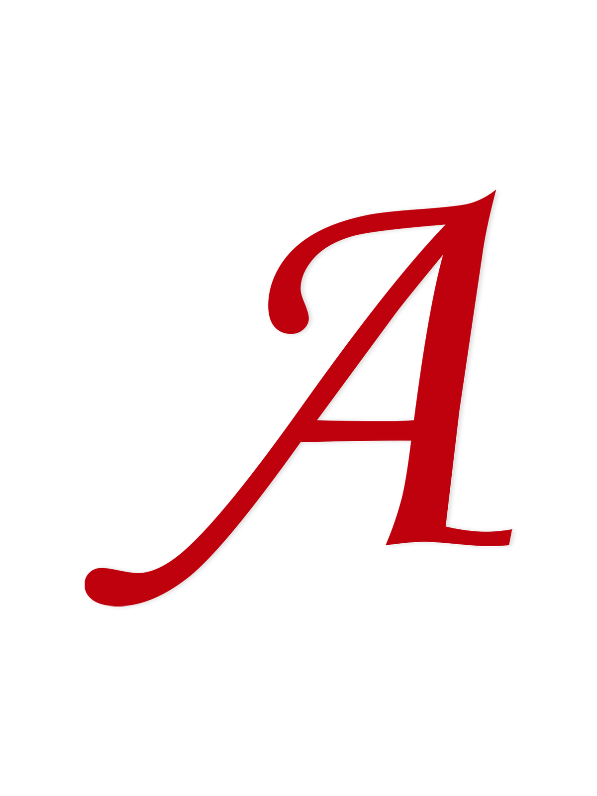 Wooden Letter A – Nursery Wall Letter