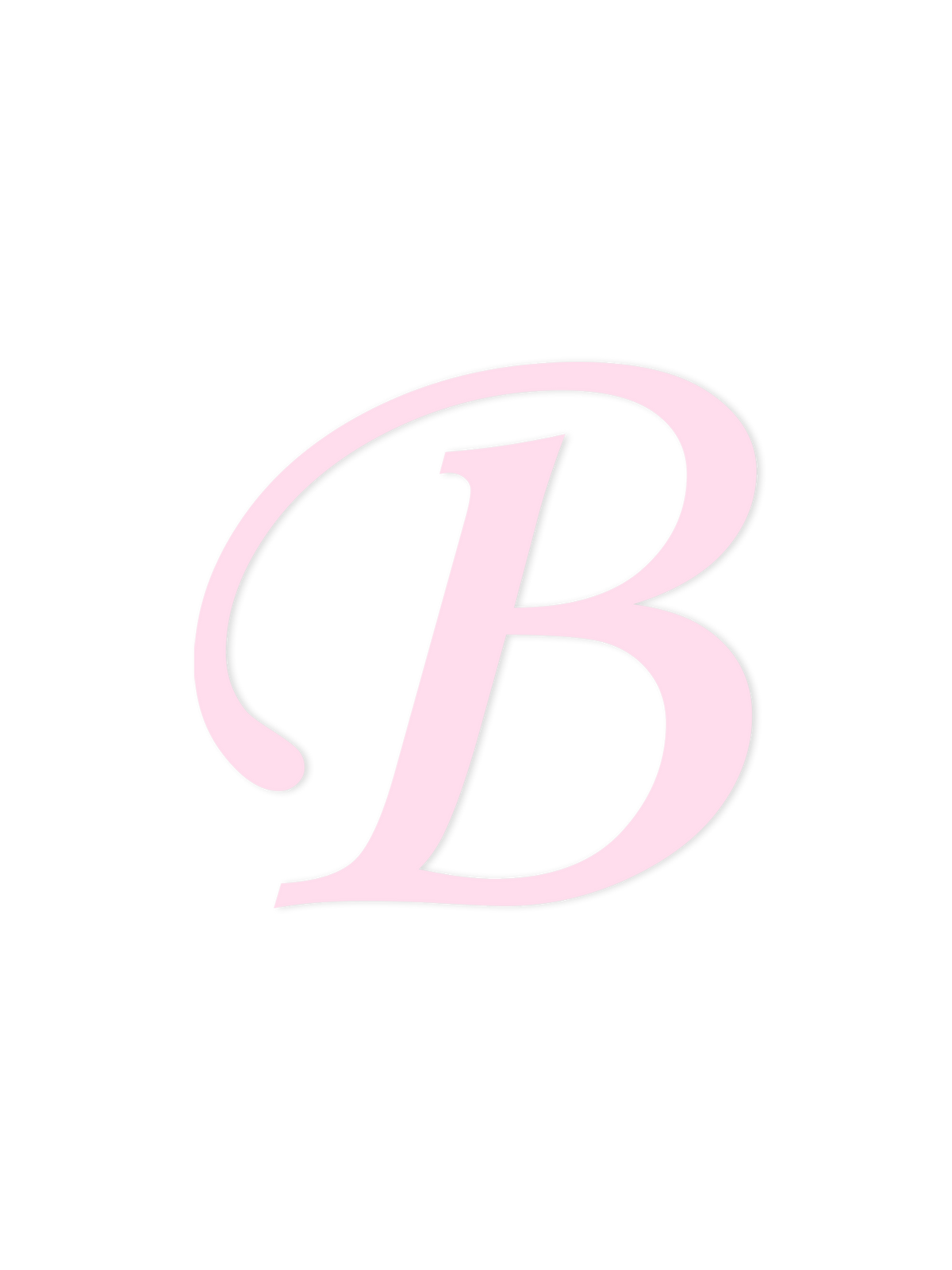Wooden Letter B – Nursery Wall Letter