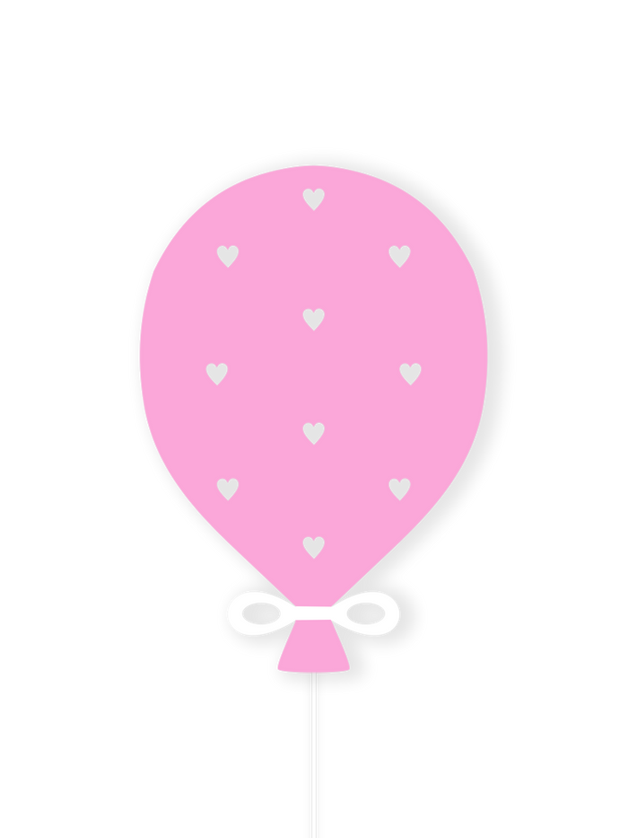 Ballonmuster Kinderzimmer-Wandlampe – Dreamlight Kollektion