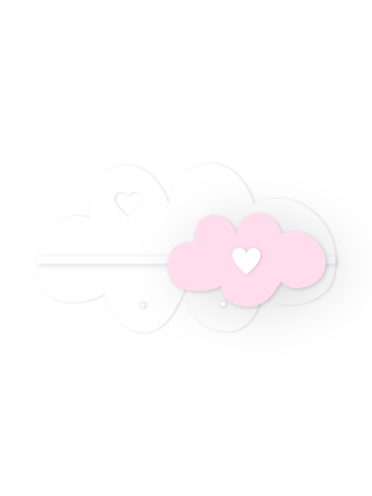 Soft Cloud Wall Shelf – Nursery Decor