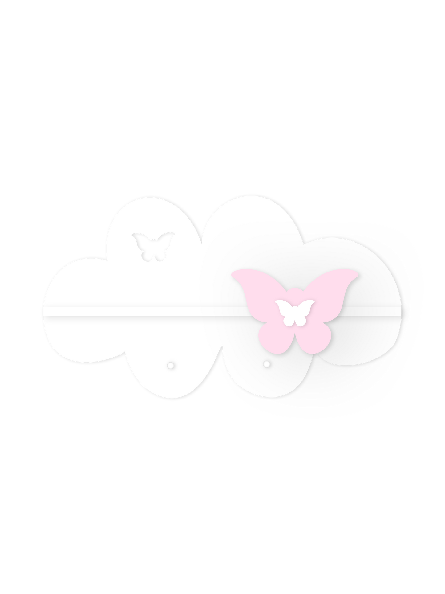 Soft Cloud Wall Shelf – Nursery Decor