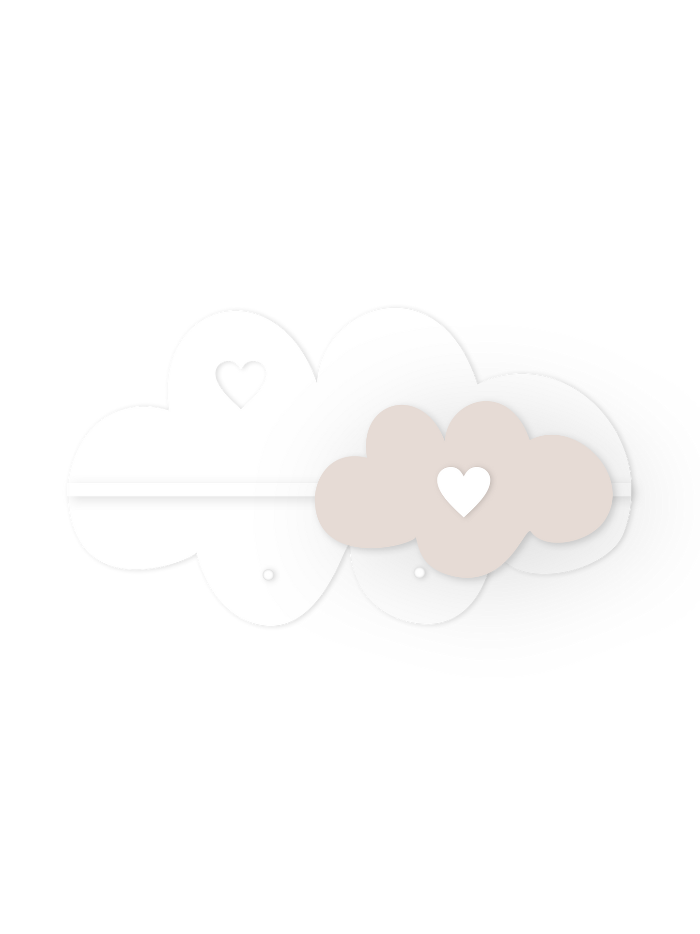 Soft Cloud Wall Shelf – Nursery Decor