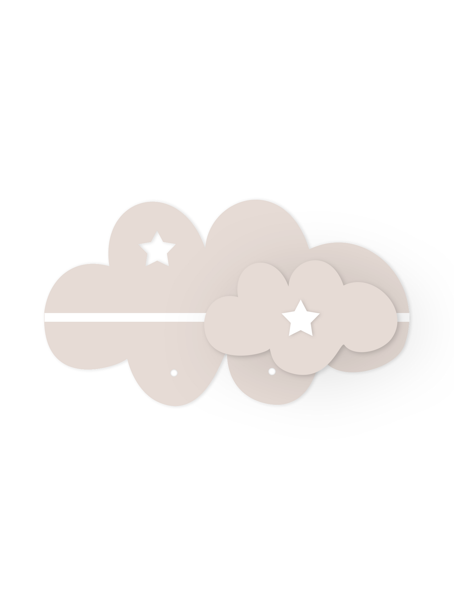 Dream Cloud Wall Shelf – Nursery Decor