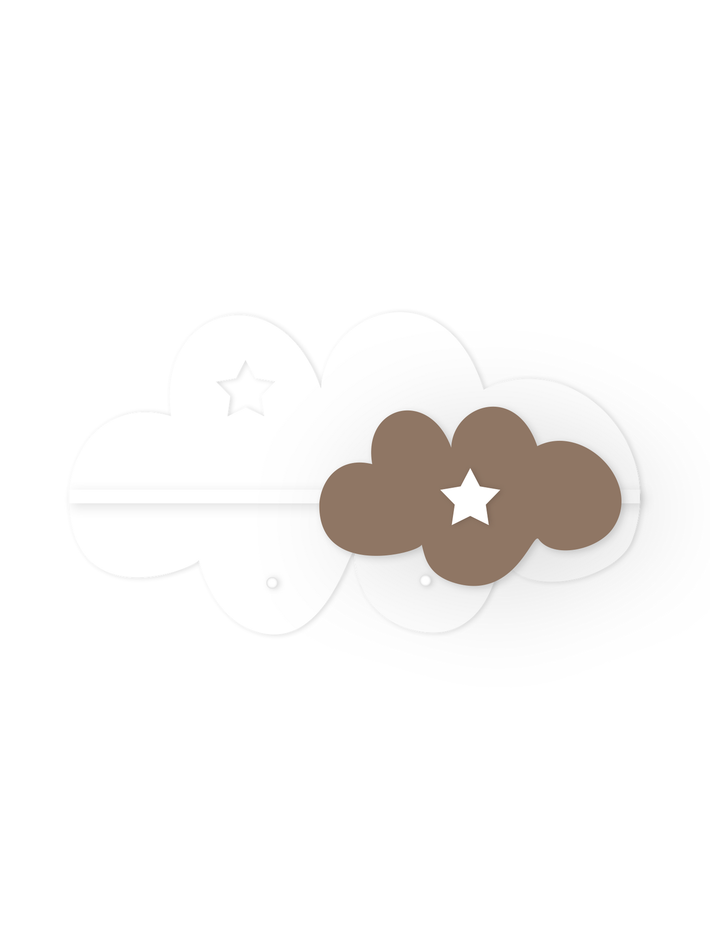 Soft Cloud Wall Shelf – Nursery Decor