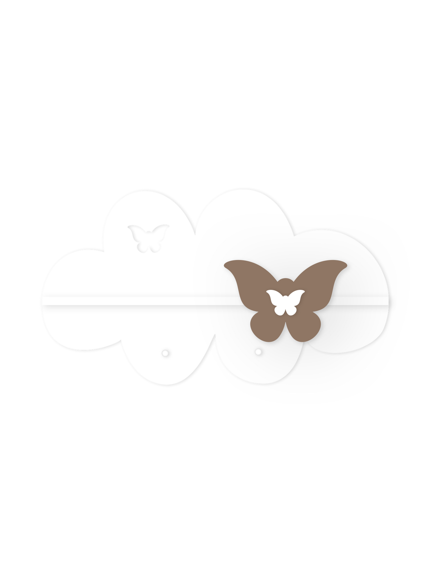 Soft Cloud Wall Shelf – Nursery Decor