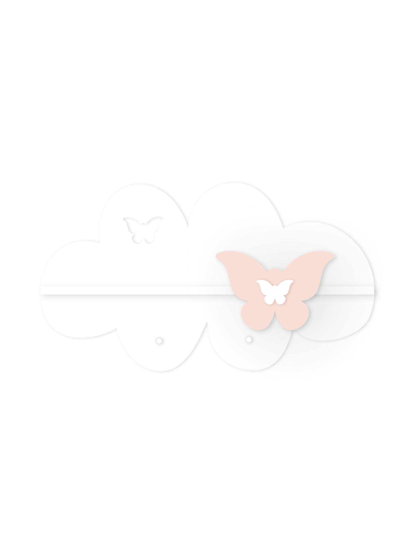 Soft Cloud Wall Shelf – Nursery Decor