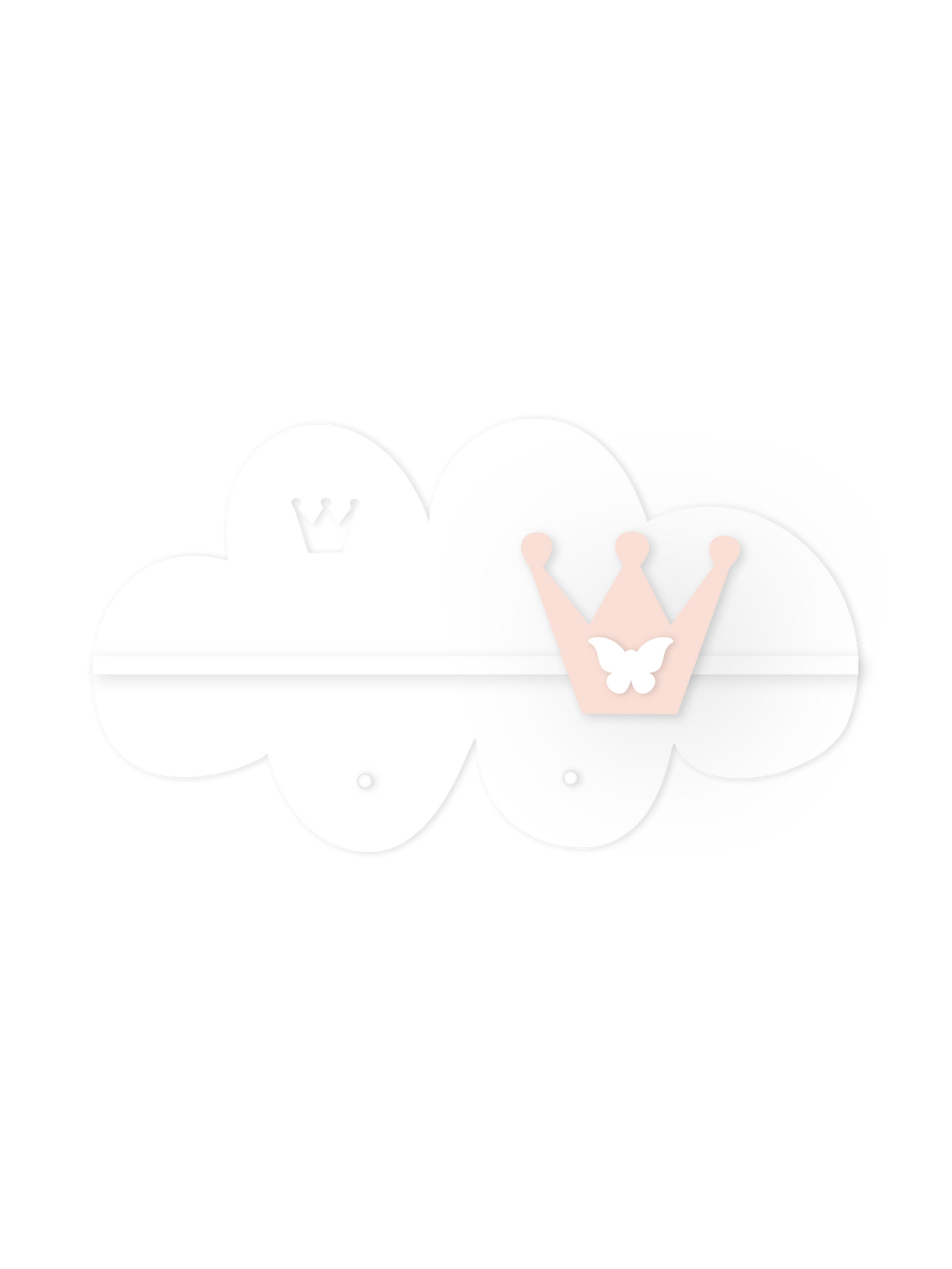 Soft Cloud Wall Shelf – Nursery Decor