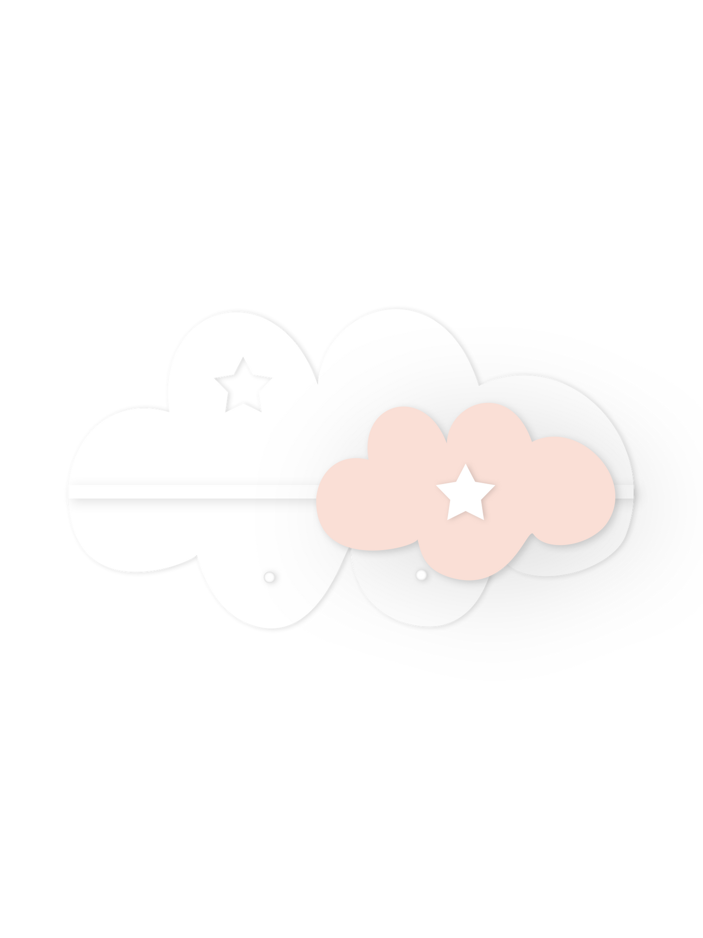 Soft Cloud Wall Shelf – Nursery Decor
