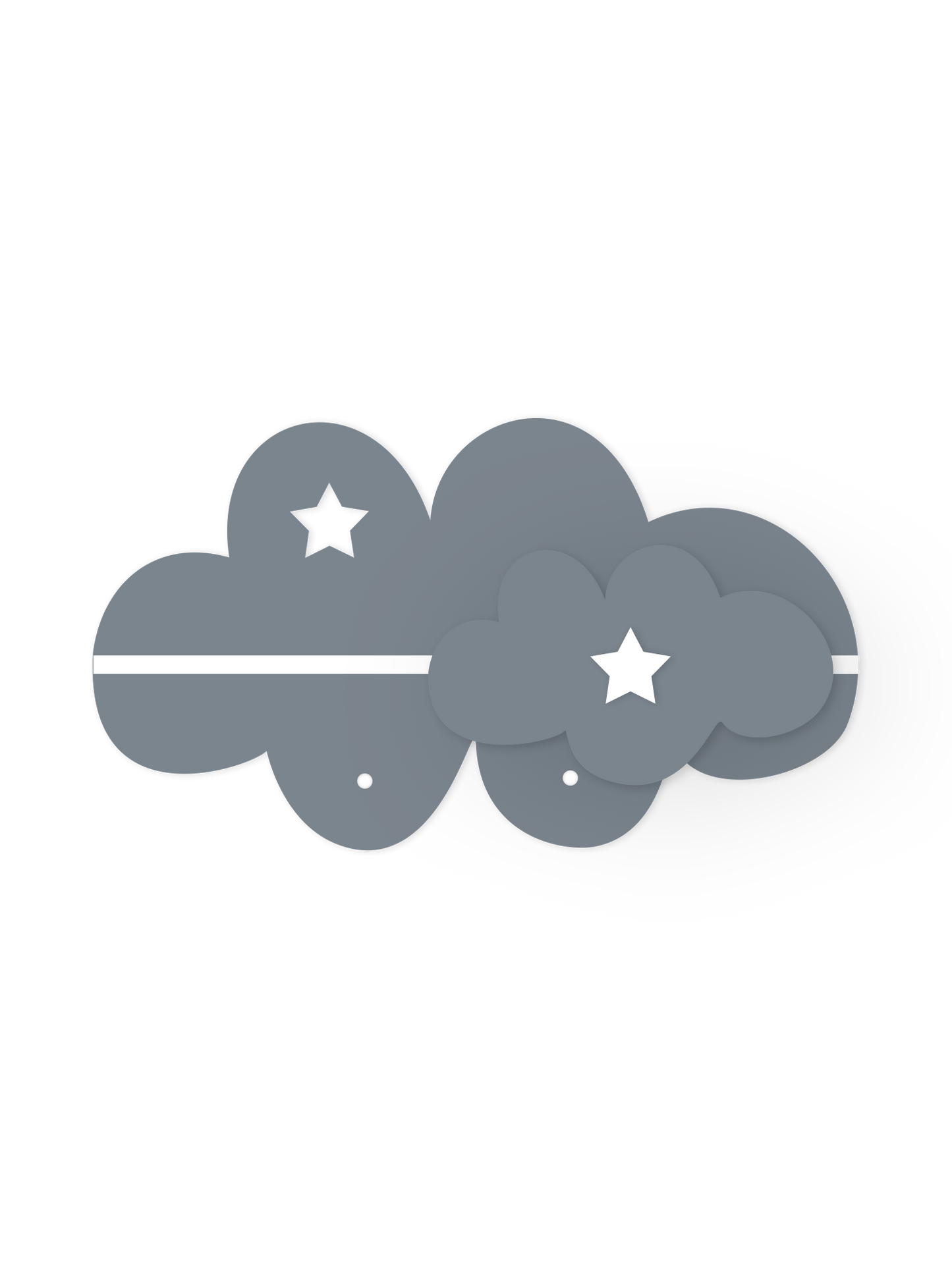 Dream Cloud Wall Shelf – Nursery Decor
