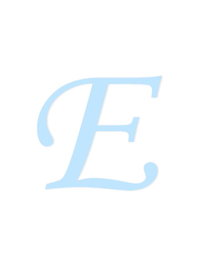 Wooden Letter E – Nursery Wall Letter