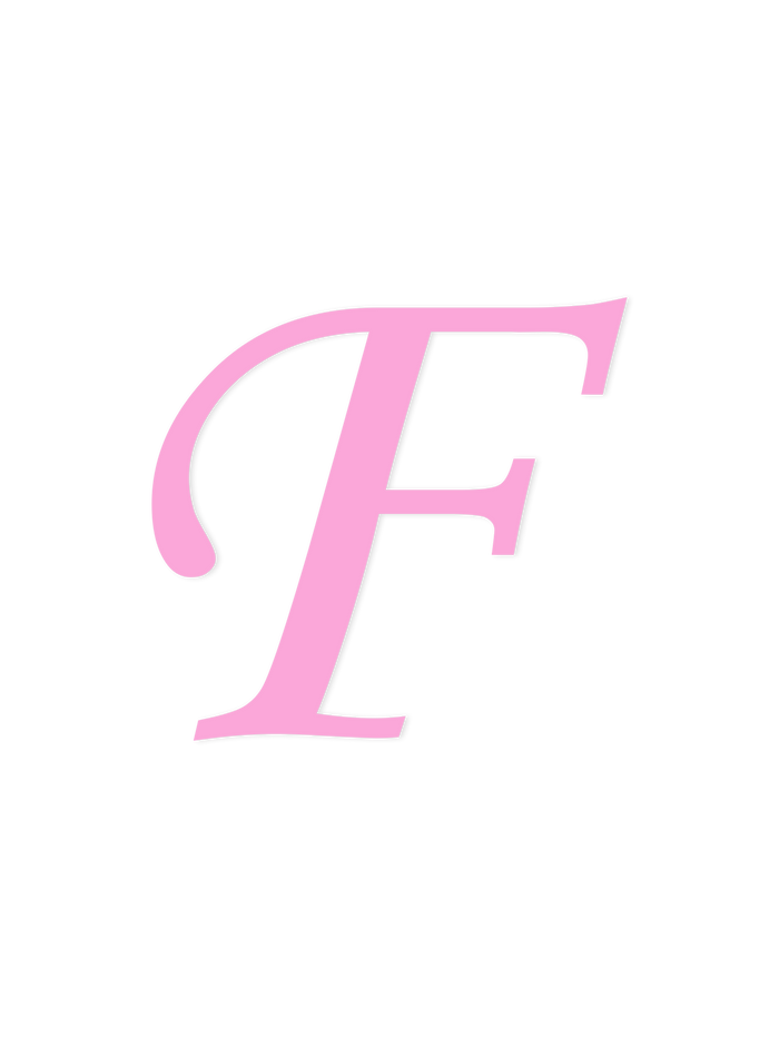 Wooden Letter F – Nursery Wall Letter