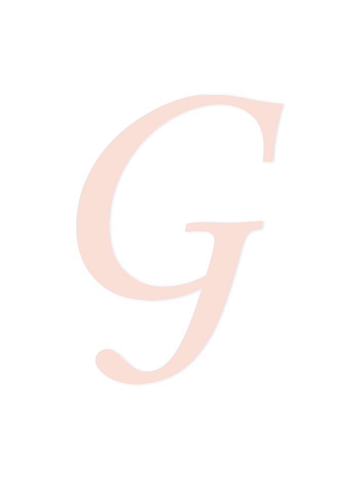 Wooden Letter G – Nursery Wall Letter