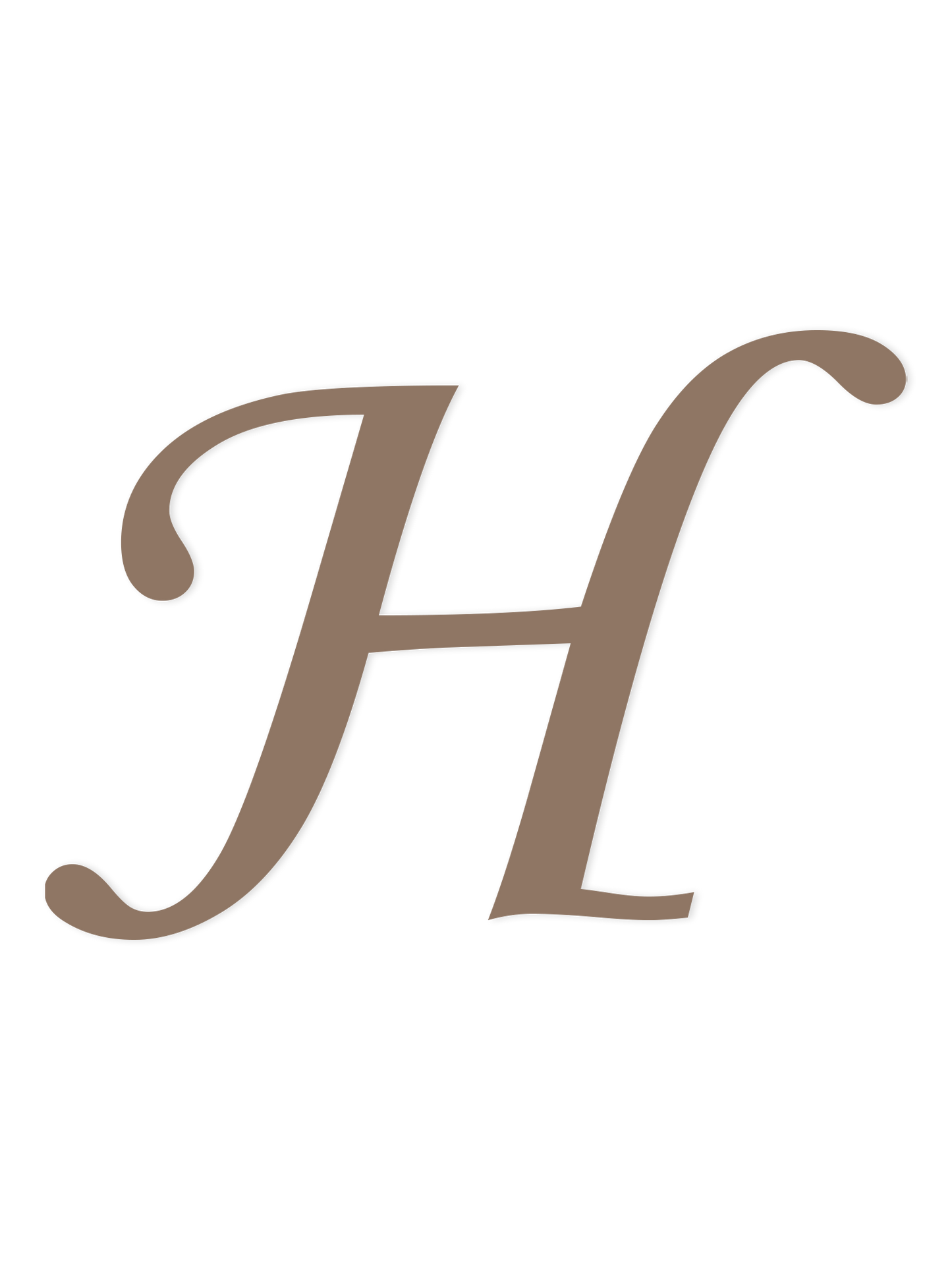 Wooden Letter H – Nursery Wall Letter
