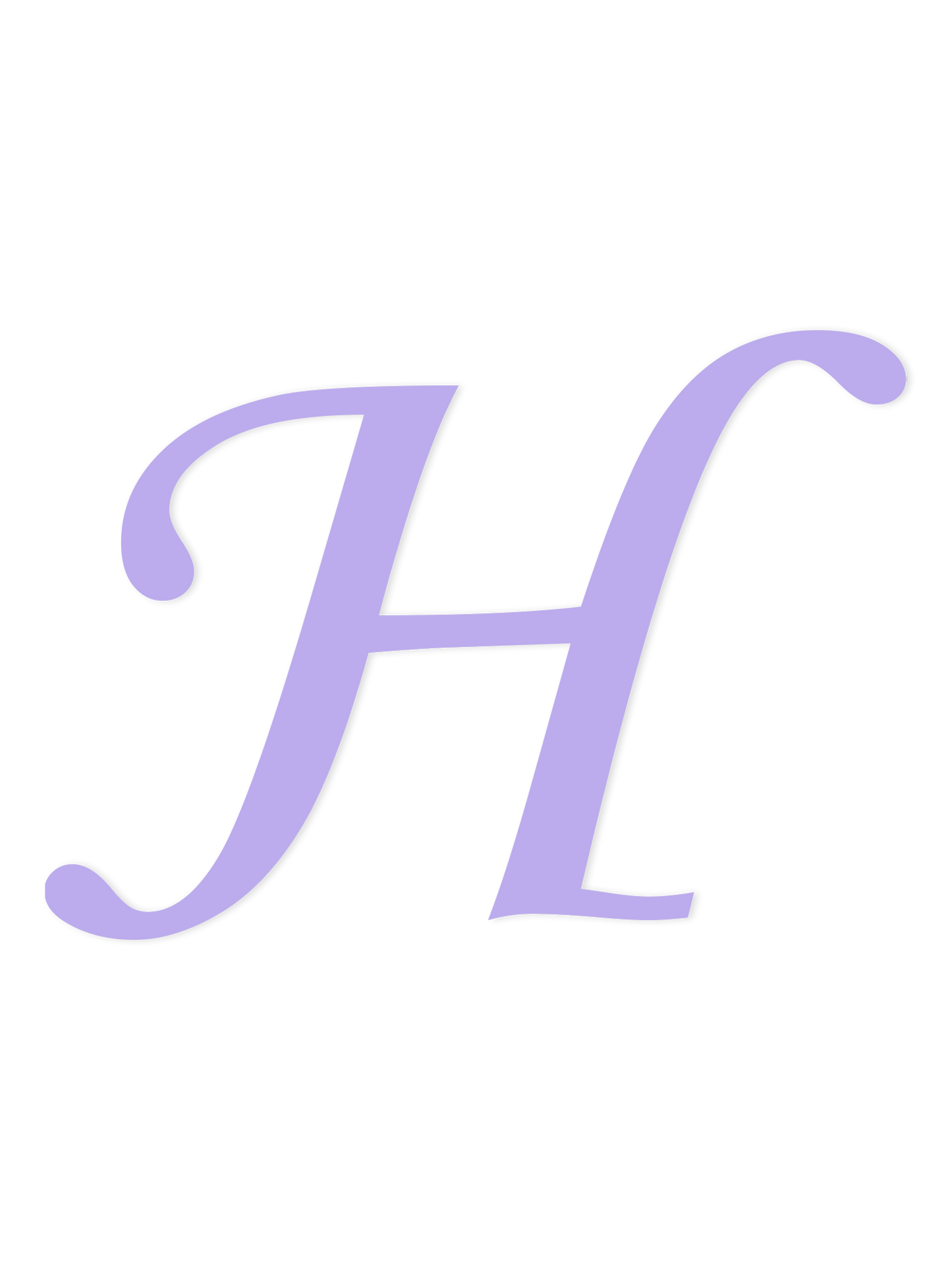 Wooden Letter H – Nursery Wall Letter
