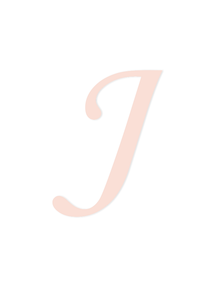 Wooden Letter J – Nursery Wall Letter