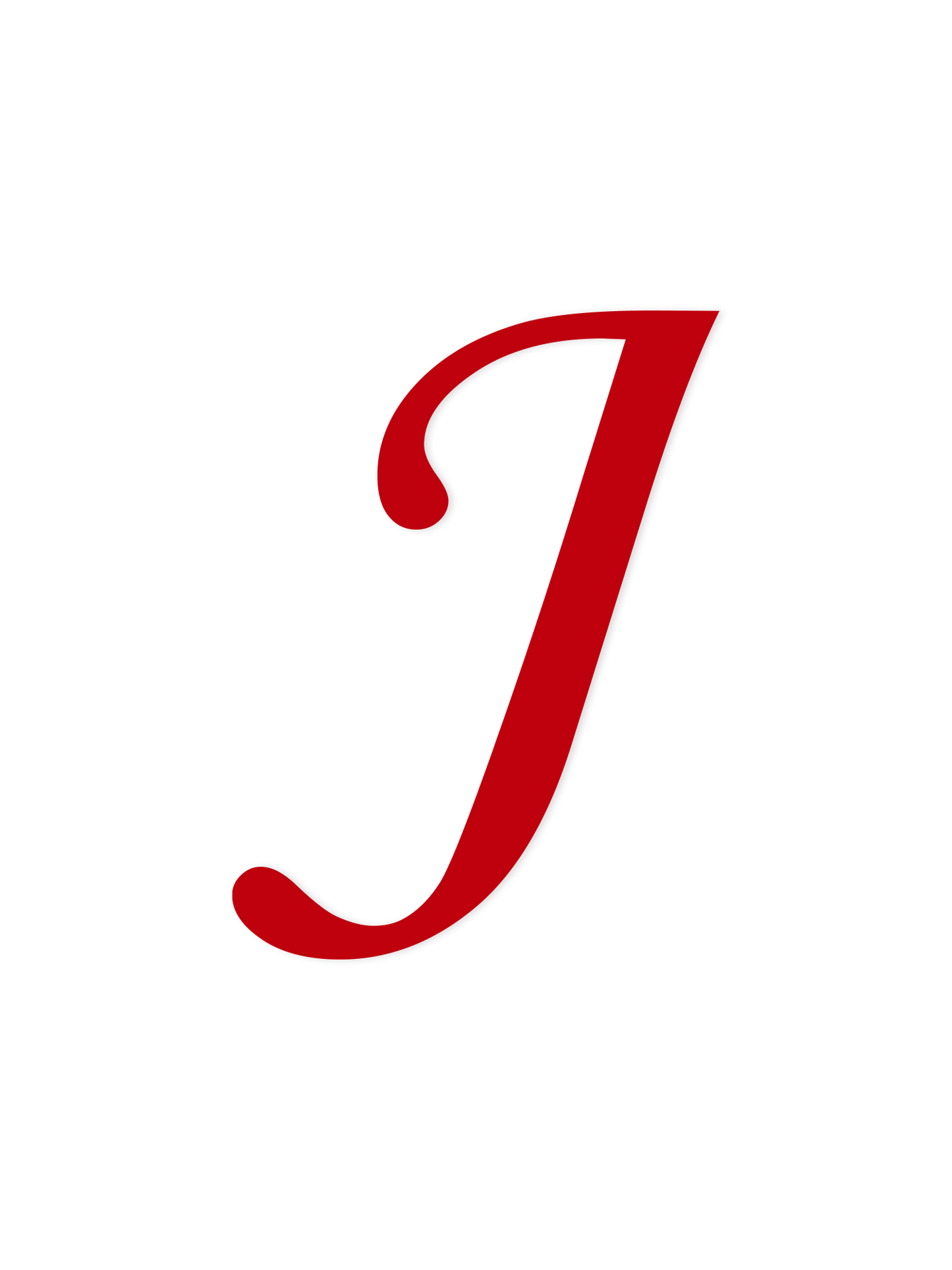 Wooden Letter J – Nursery Wall Letter