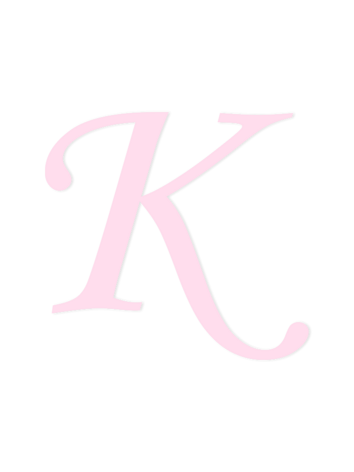 Wooden Letter K – Nursery Wall Letter