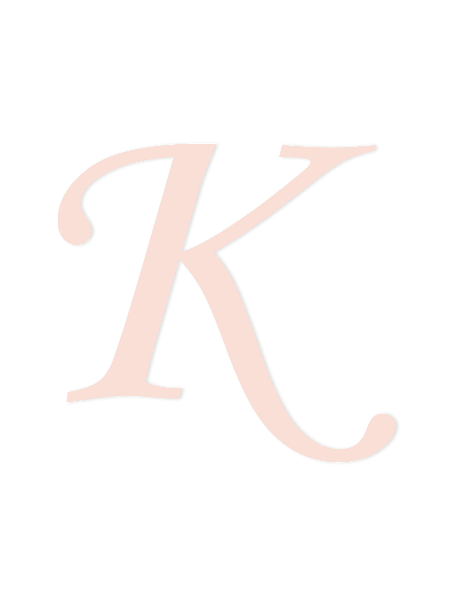 Wooden Letter K – Nursery Wall Letter