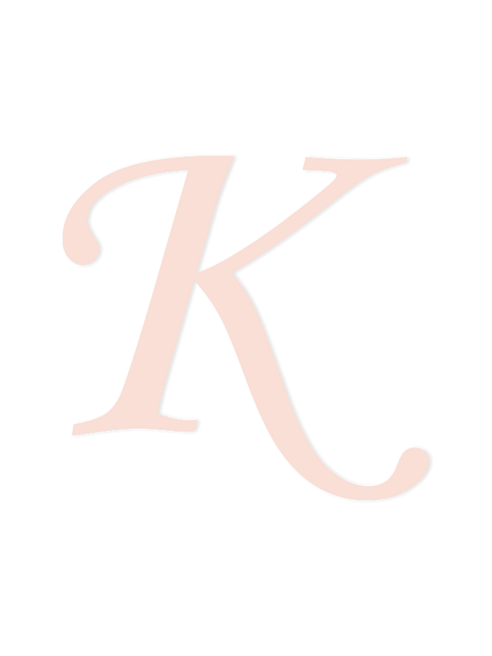 Wooden Letter K – Nursery Wall Letter
