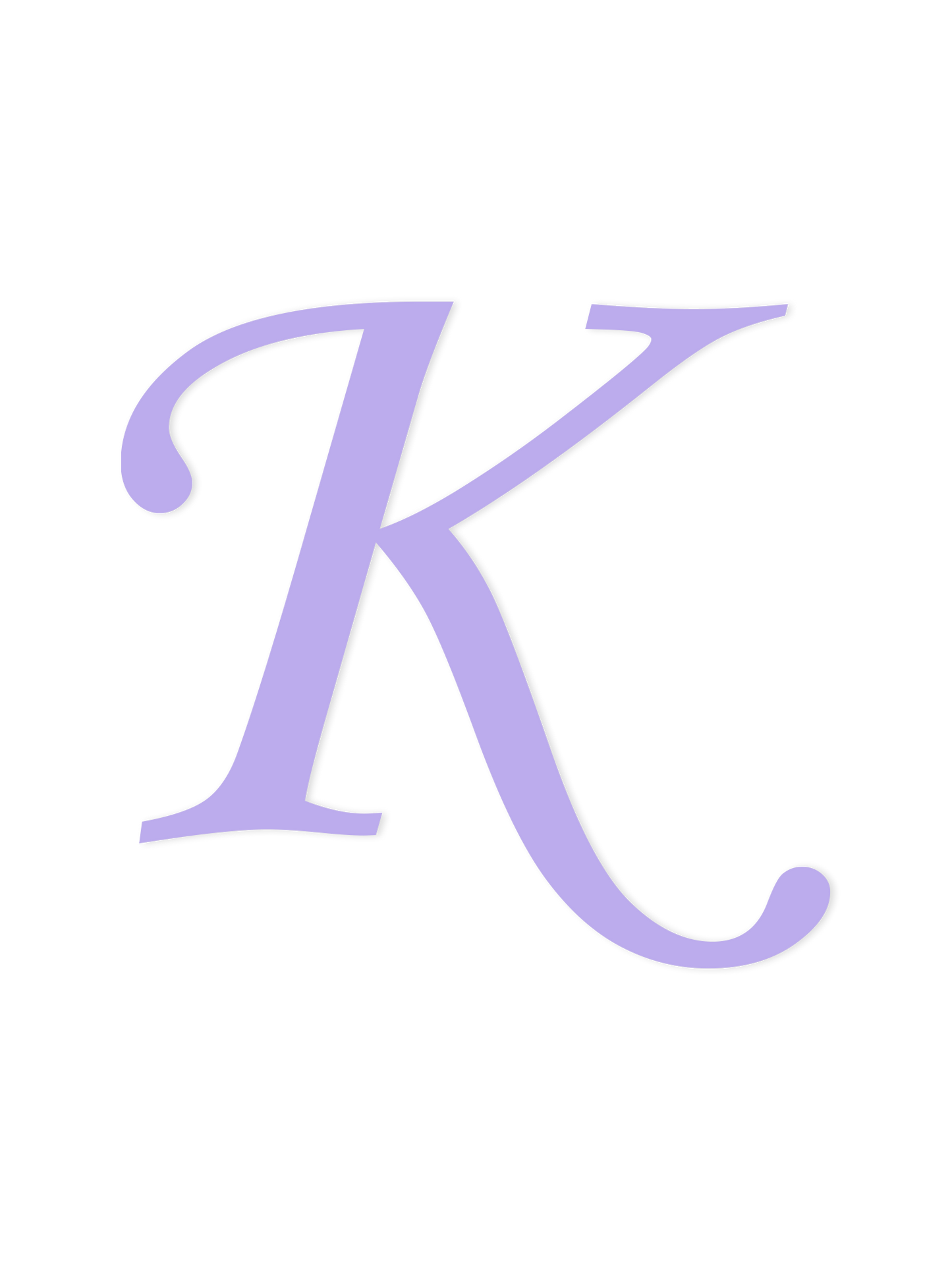 Wooden Letter K – Nursery Wall Letter