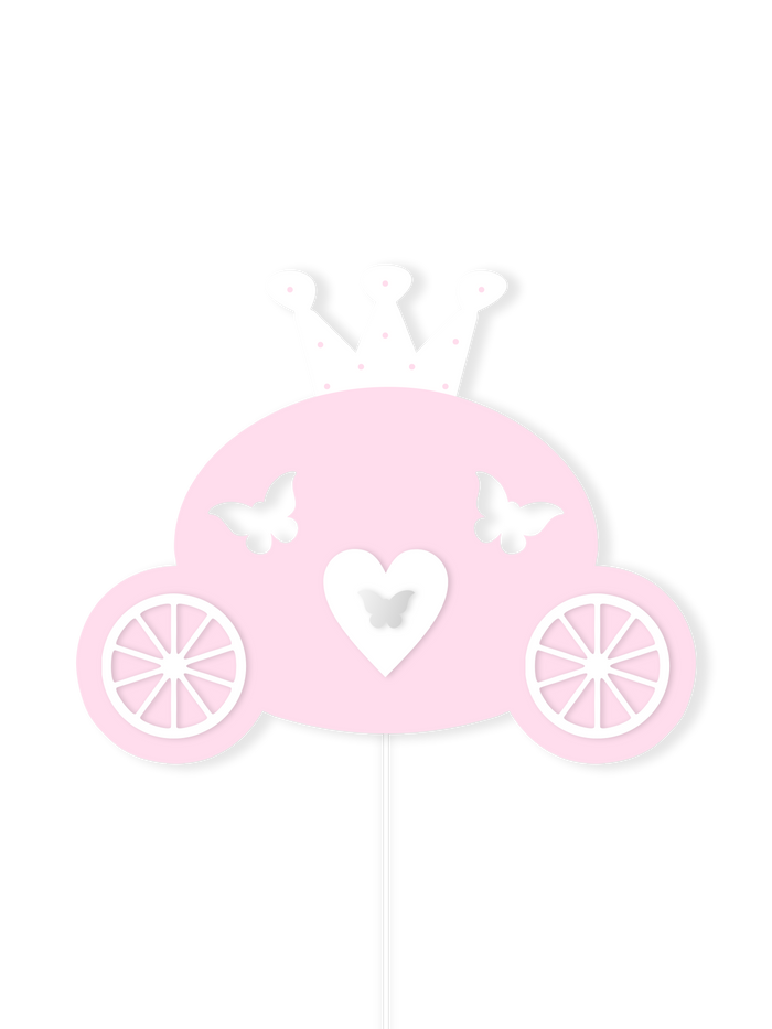 Prinzessinnenkutschen-Wandlampe fürs Kinderzimmer – Dreamlight Collection
