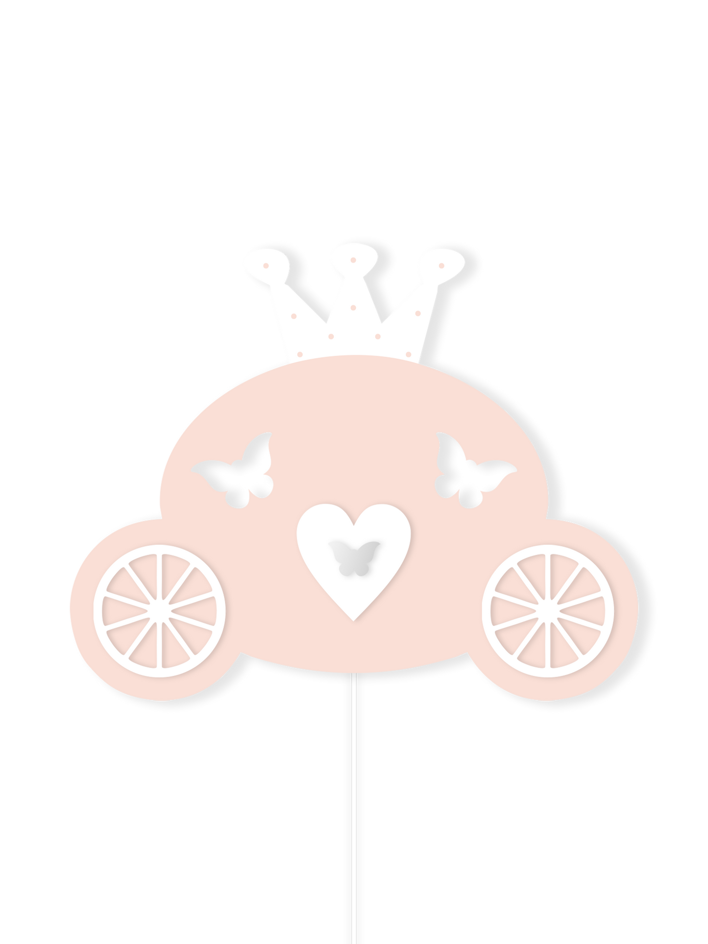 Prinzessinnenkutschen-Wandlampe fürs Kinderzimmer – Dreamlight Collection