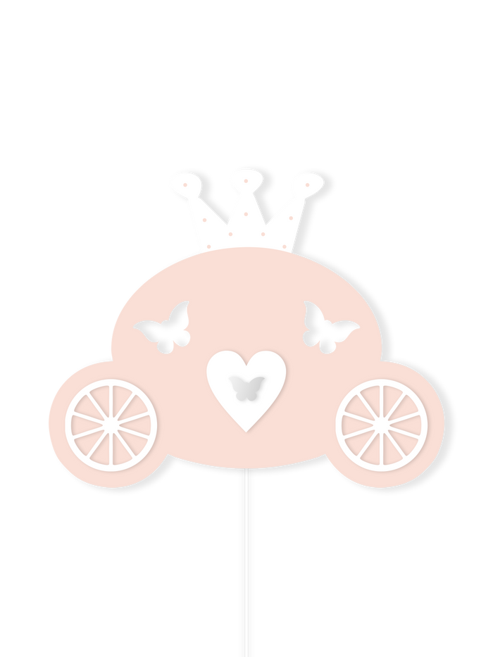 Prinzessinnenkutschen-Wandlampe fürs Kinderzimmer – Dreamlight Collection