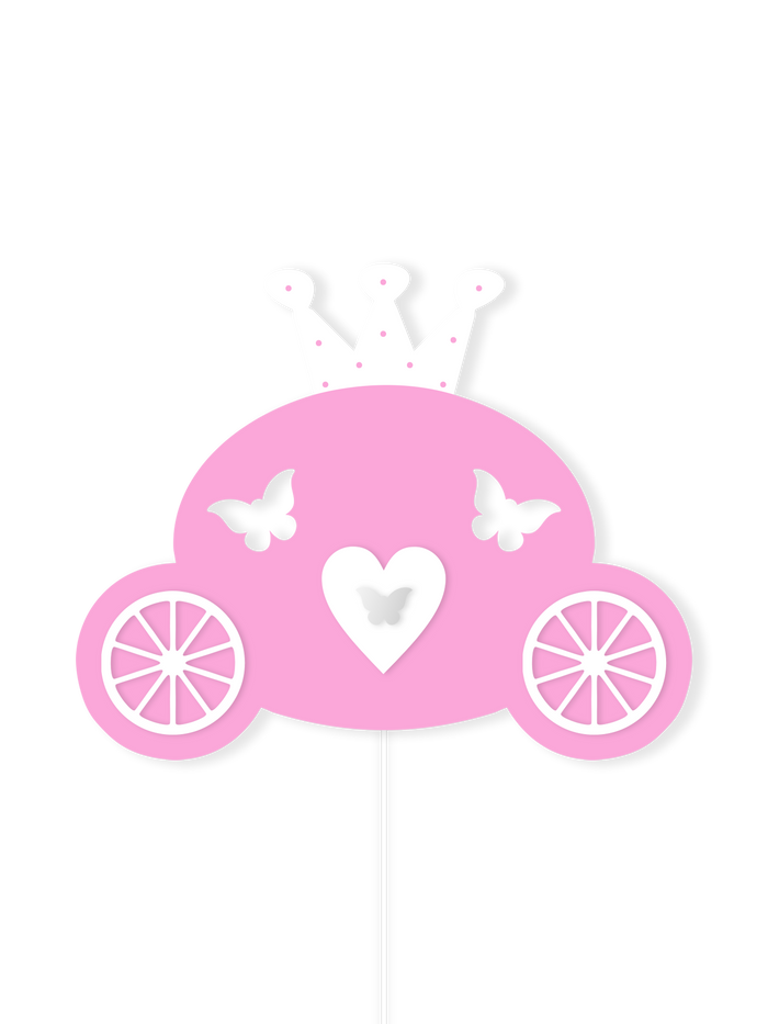 Prinzessinnenkutschen-Wandlampe fürs Kinderzimmer – Dreamlight Collection