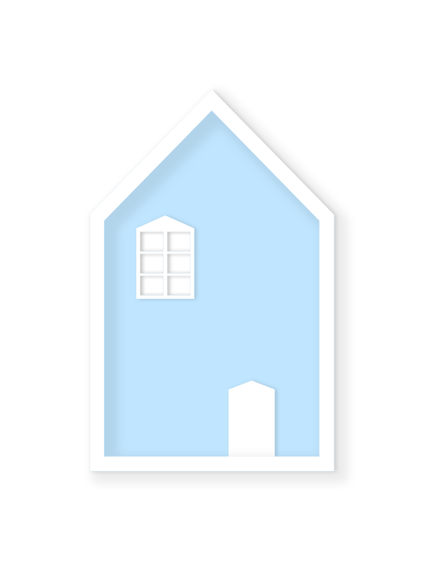 Haus-Wandregal – Kinderzimmerdeko