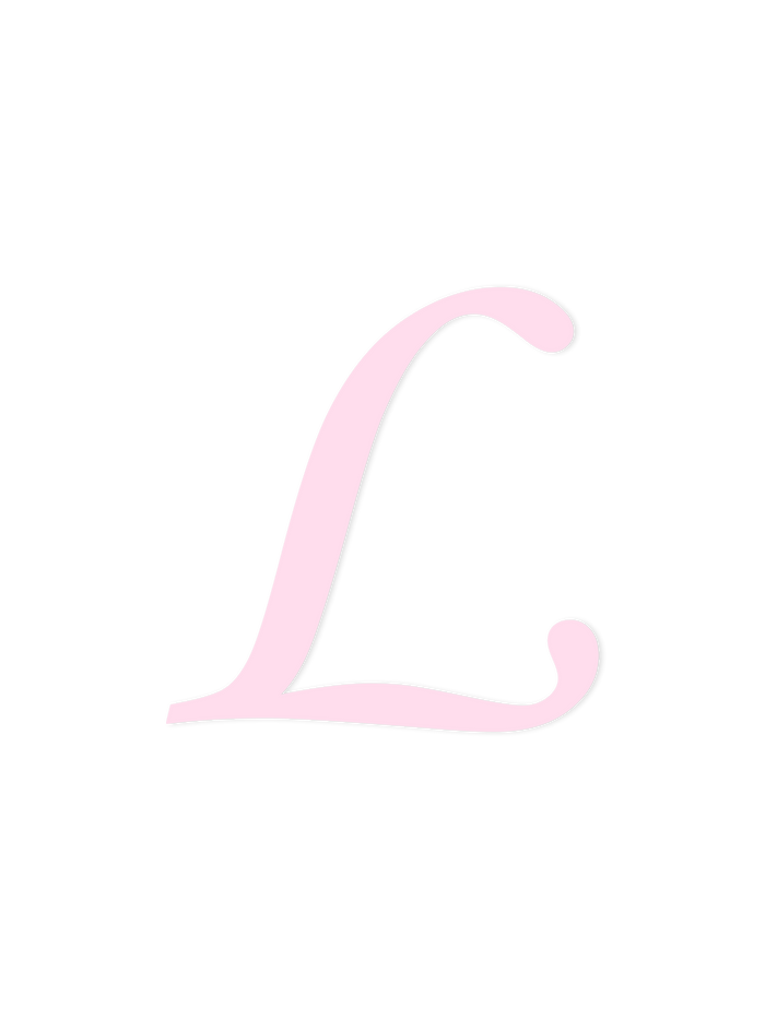 Wooden Letter L – Nursery Wall Letter