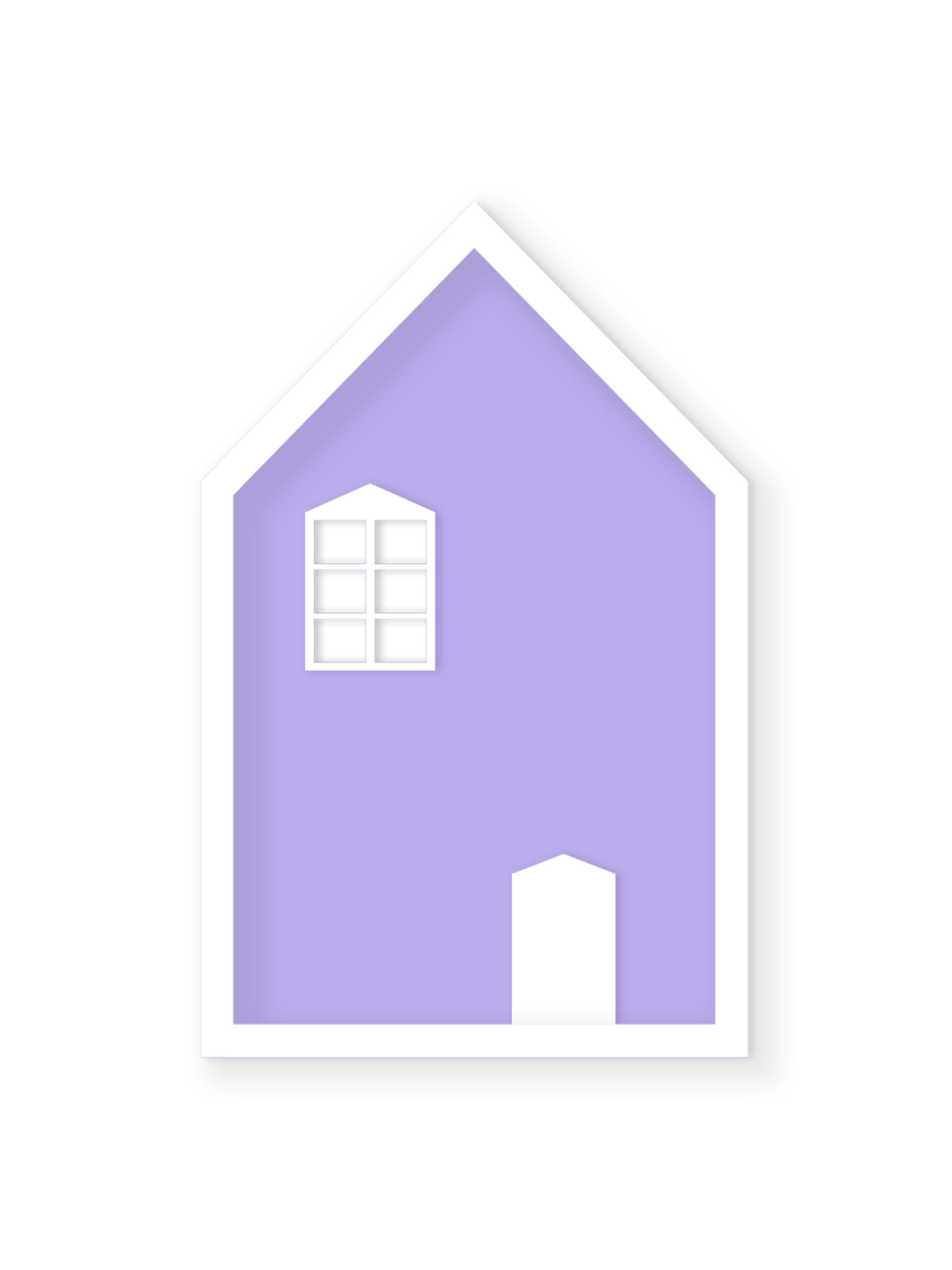 Haus-Wandregal – Kinderzimmerdeko