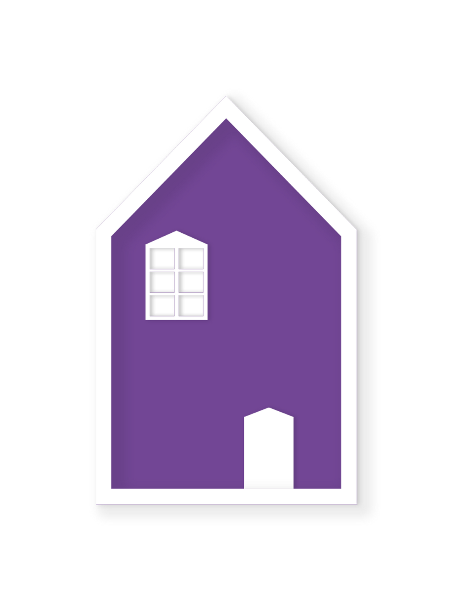 Haus-Wandregal – Kinderzimmerdeko