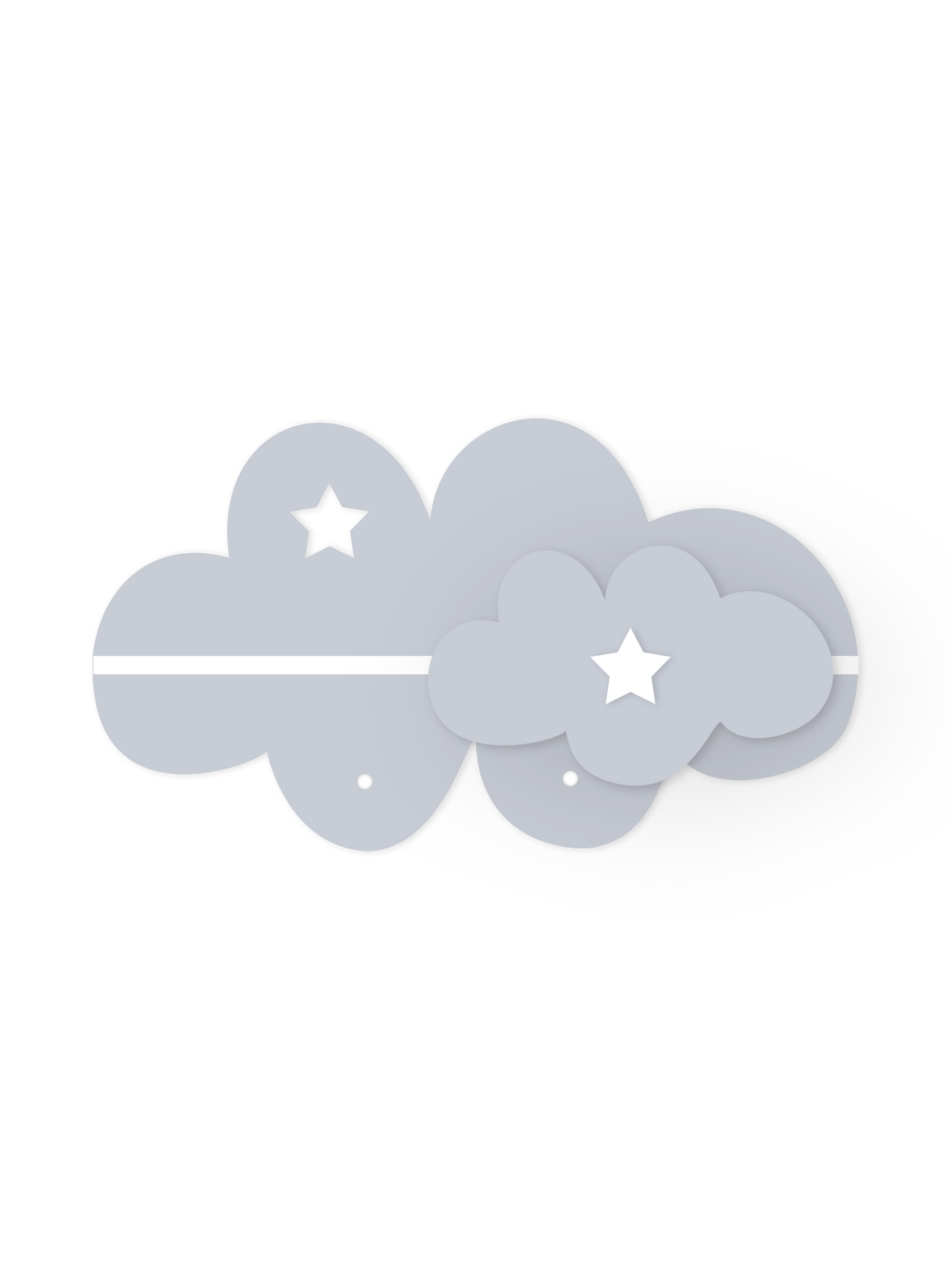 Dream Cloud Wall Shelf – Nursery Decor