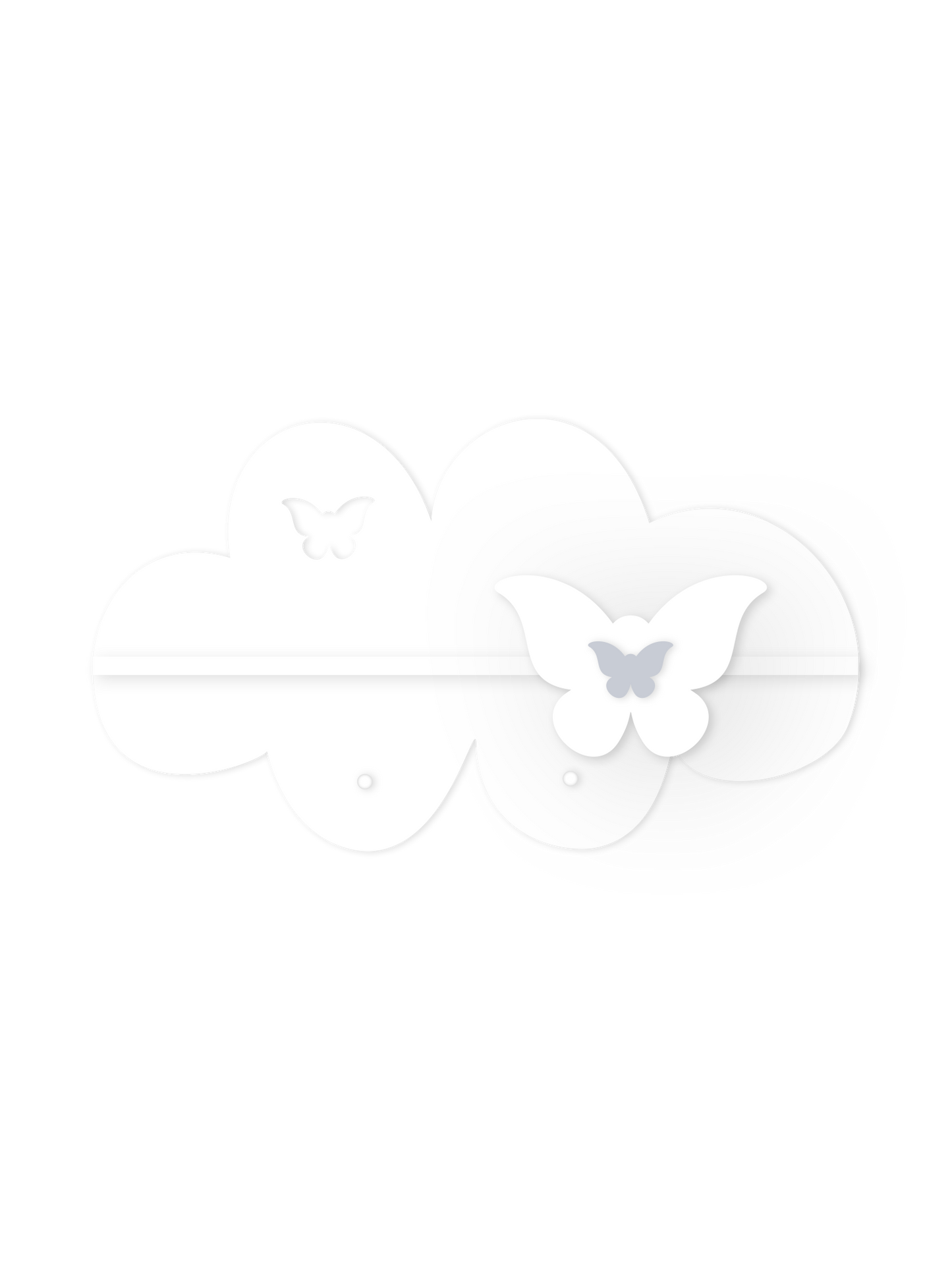 Mini-Wolkenwandregal – Kinderzimmerdeko