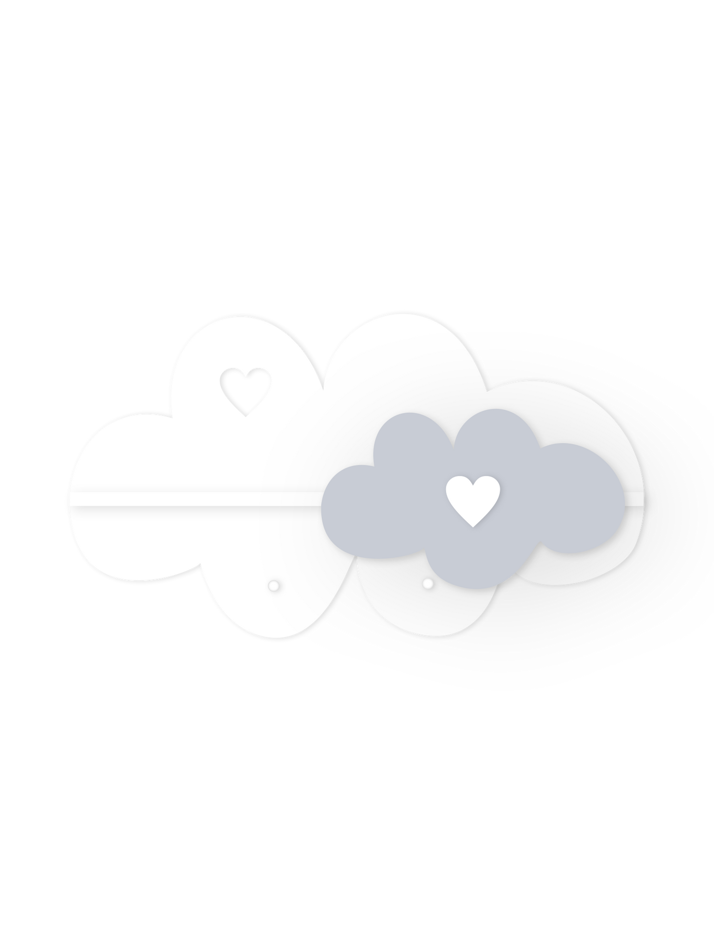 Soft Cloud Wall Shelf – Nursery Decor