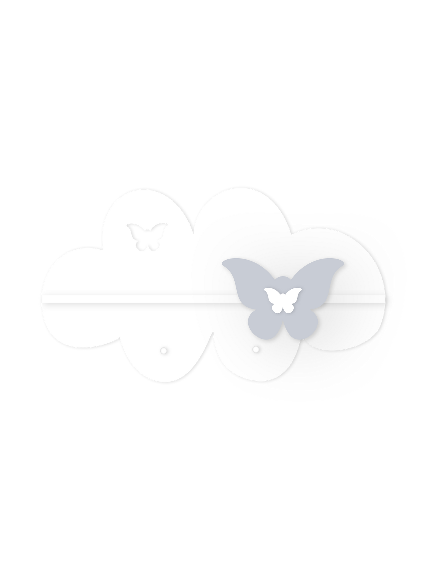 Soft Cloud Wall Shelf – Nursery Decor