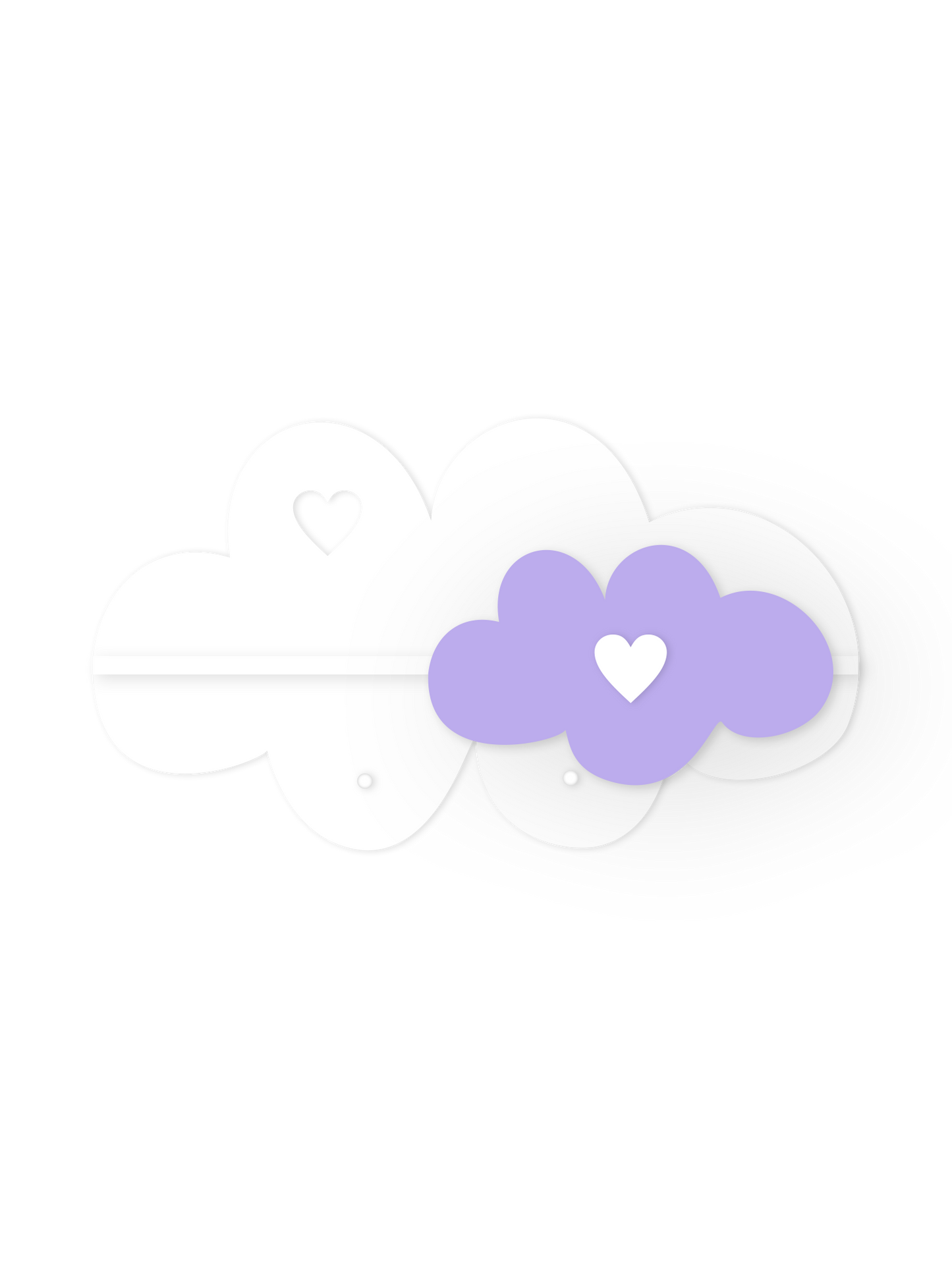 Soft Cloud Wall Shelf – Nursery Decor