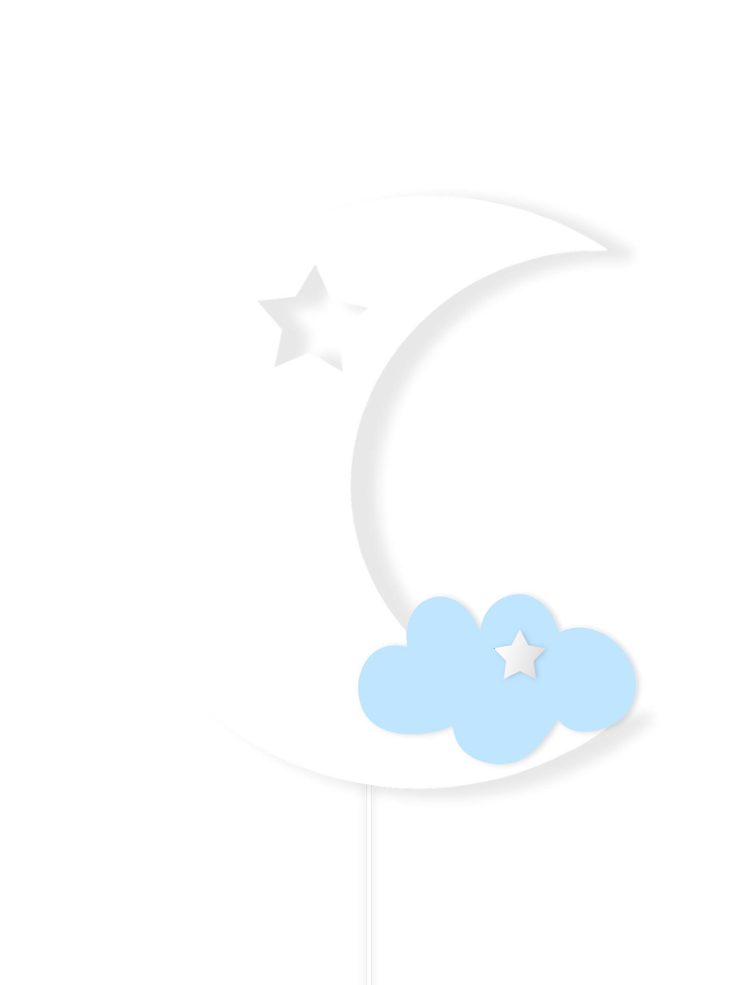 Crescent Moon Nursery Wall Lamp – Inverted – Dreamlight Collection