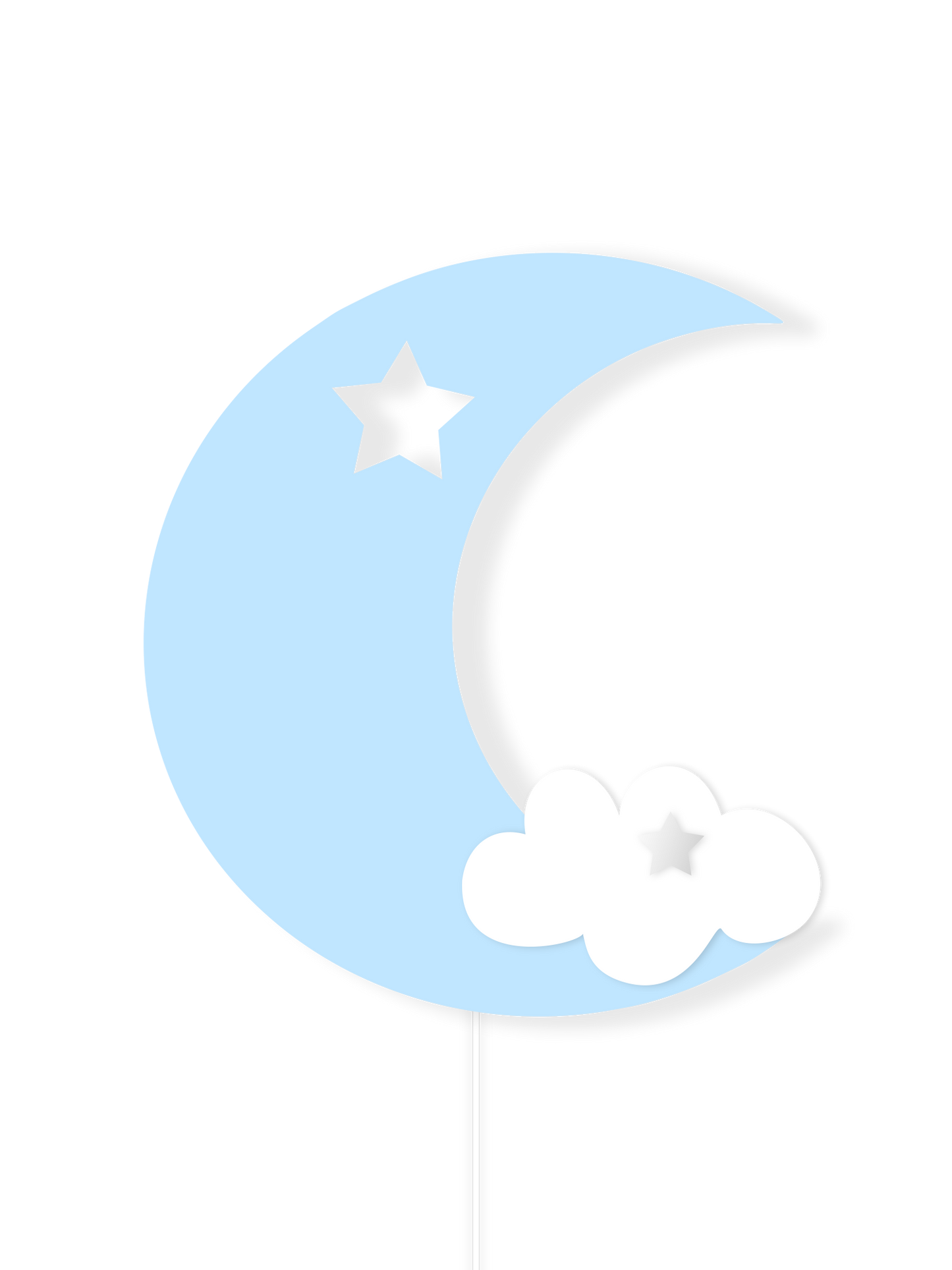 Crescent Moon Nursery Wall Lamp – Classic – Dreamlight Collection